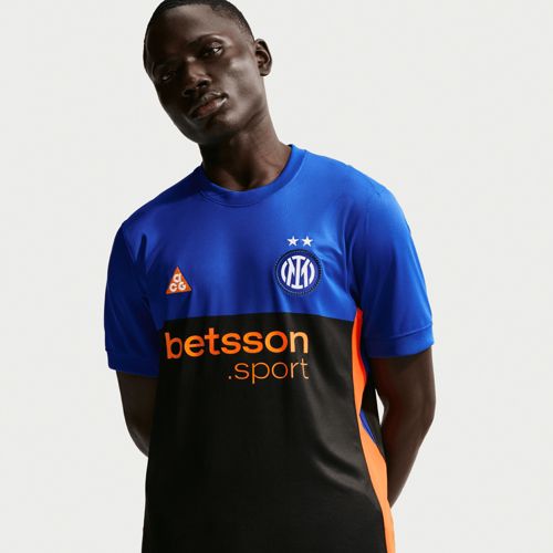 Nike Adult Inter Milan 2025-26 ACG-26 Black Prematch Jersey