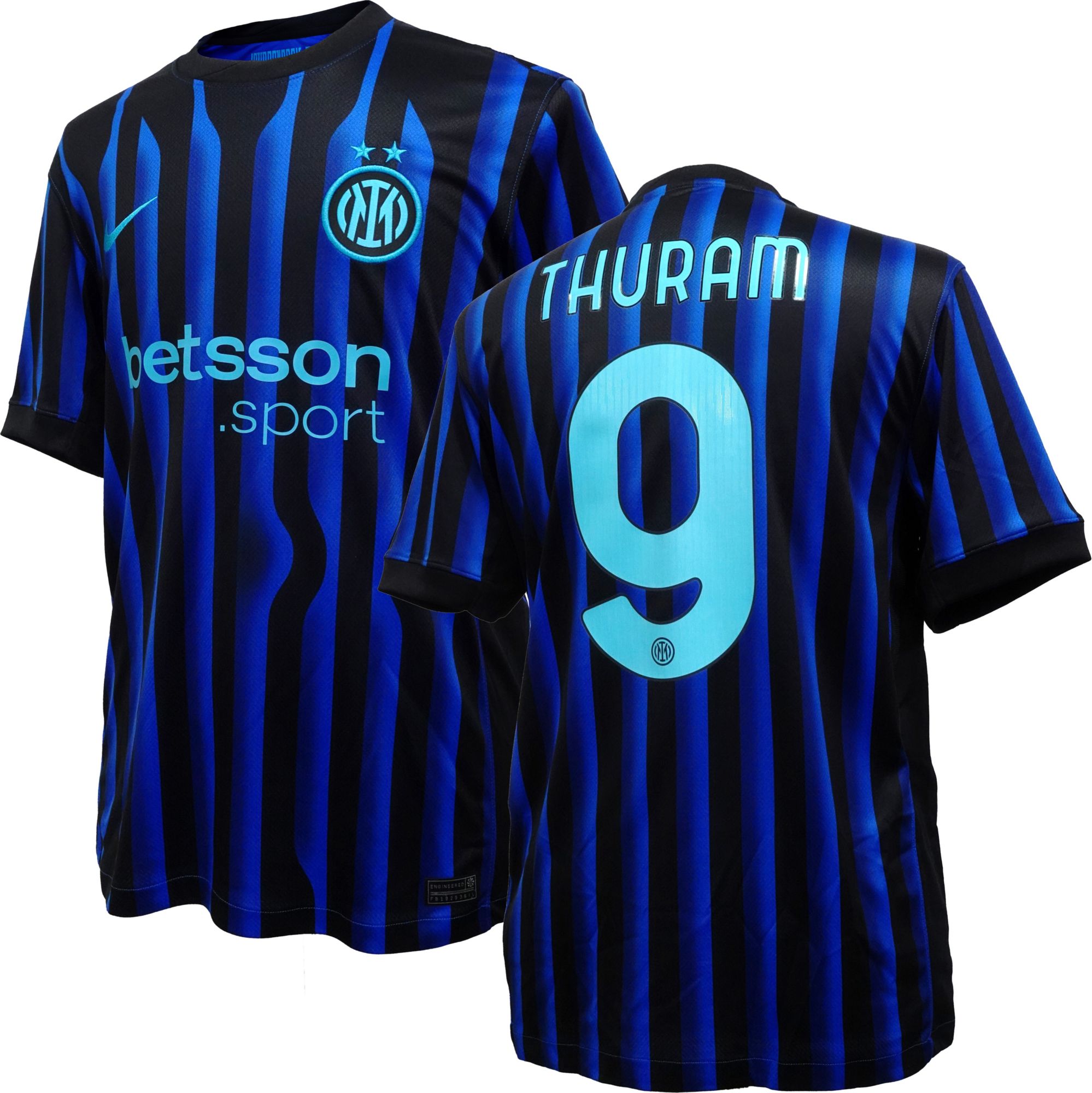 Nike Adult Inter Milan Marcus Thuram #9 2025-26 Home Replica Jersey product image