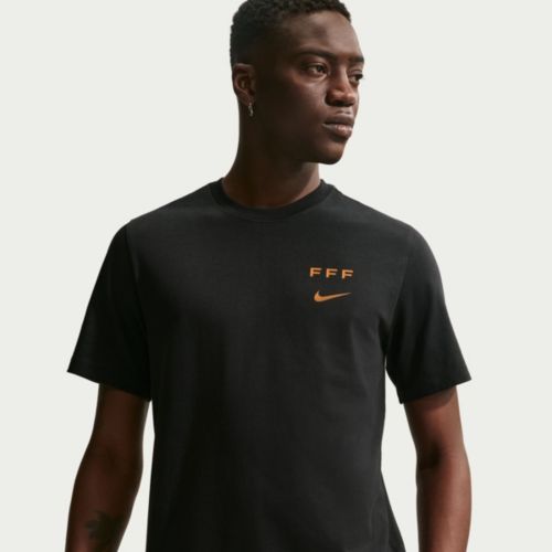 Nike Adult France Black 2026 Wordmark Bold Air Max 90 T-Shirt