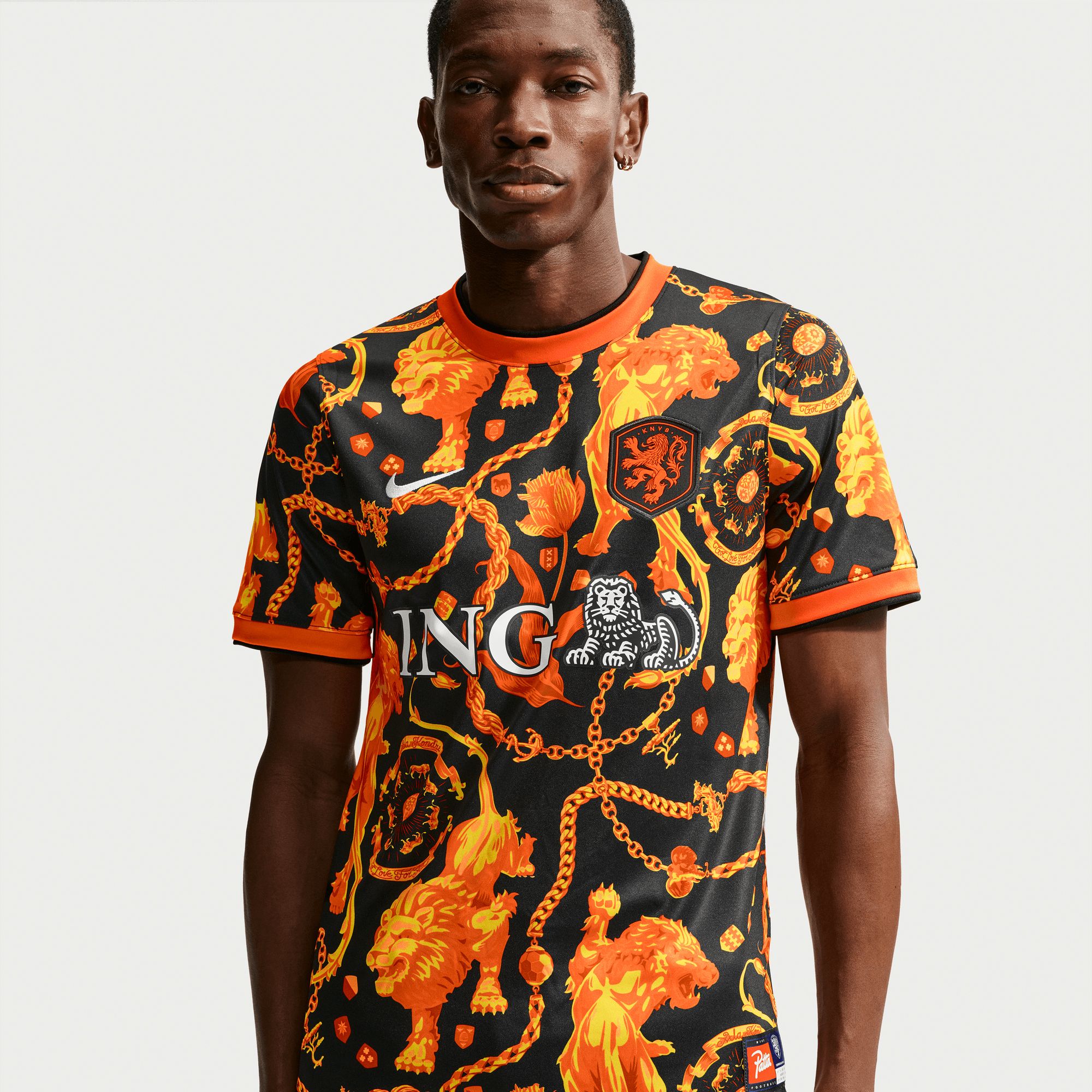 Nike LIXIL サッカーシャツ XXL Nike X2 Adult Netherlands X Patta 2026 Home Prematch Jersey