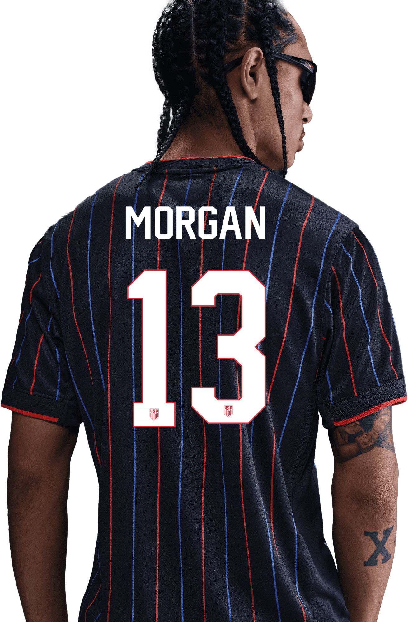 Nike Adult USWNT Alex Morgan #13 2025 'Heartbeat' Away Replica Jersey product image