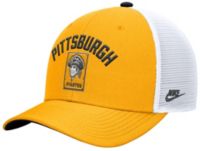 Nike Adult Pittsburgh Pirates Yellow Rise Trucker Hat | Dick's