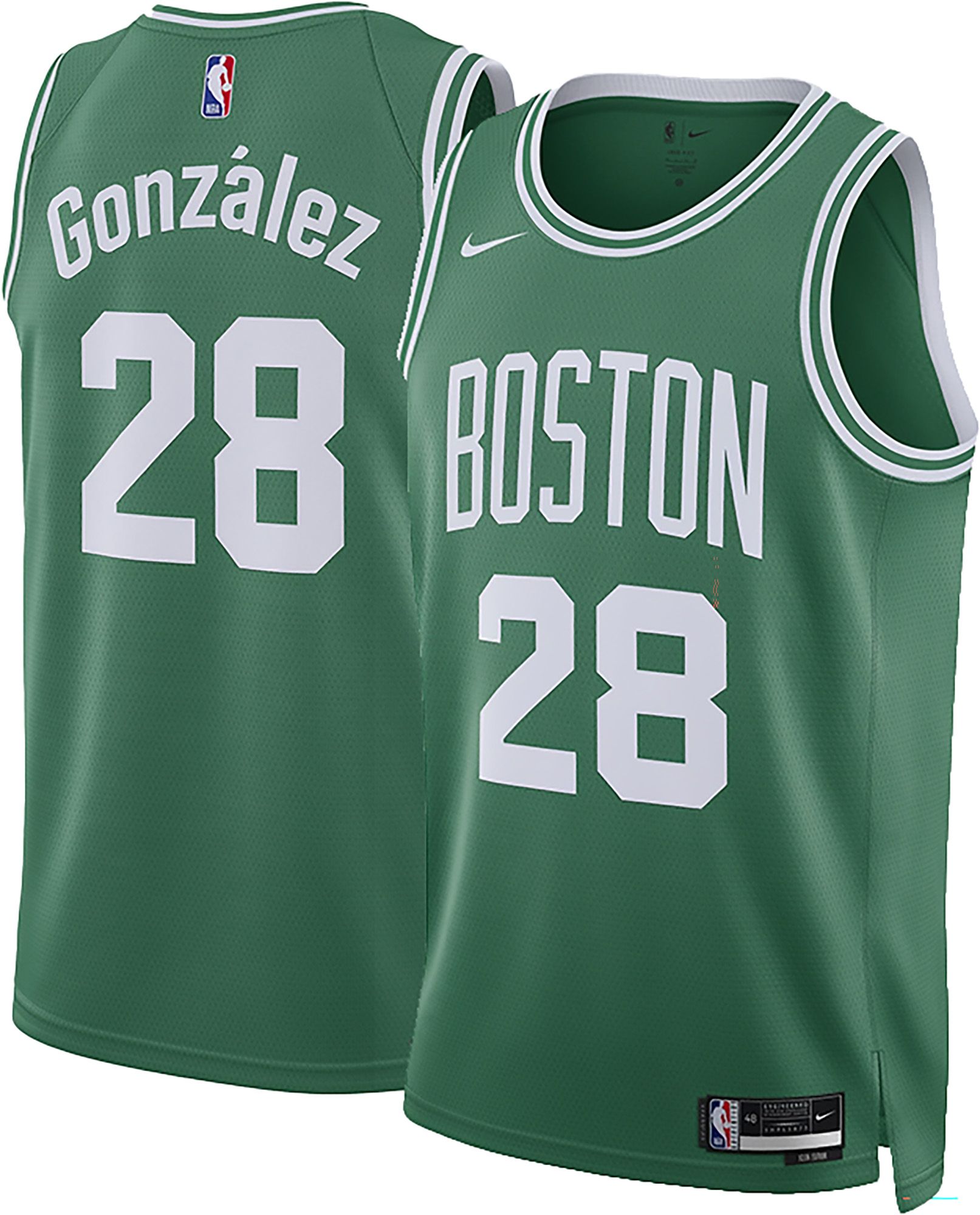 Nike Adult Boston Celtics Hugo Gonzalez #28 Swingman Icon Jersey product image