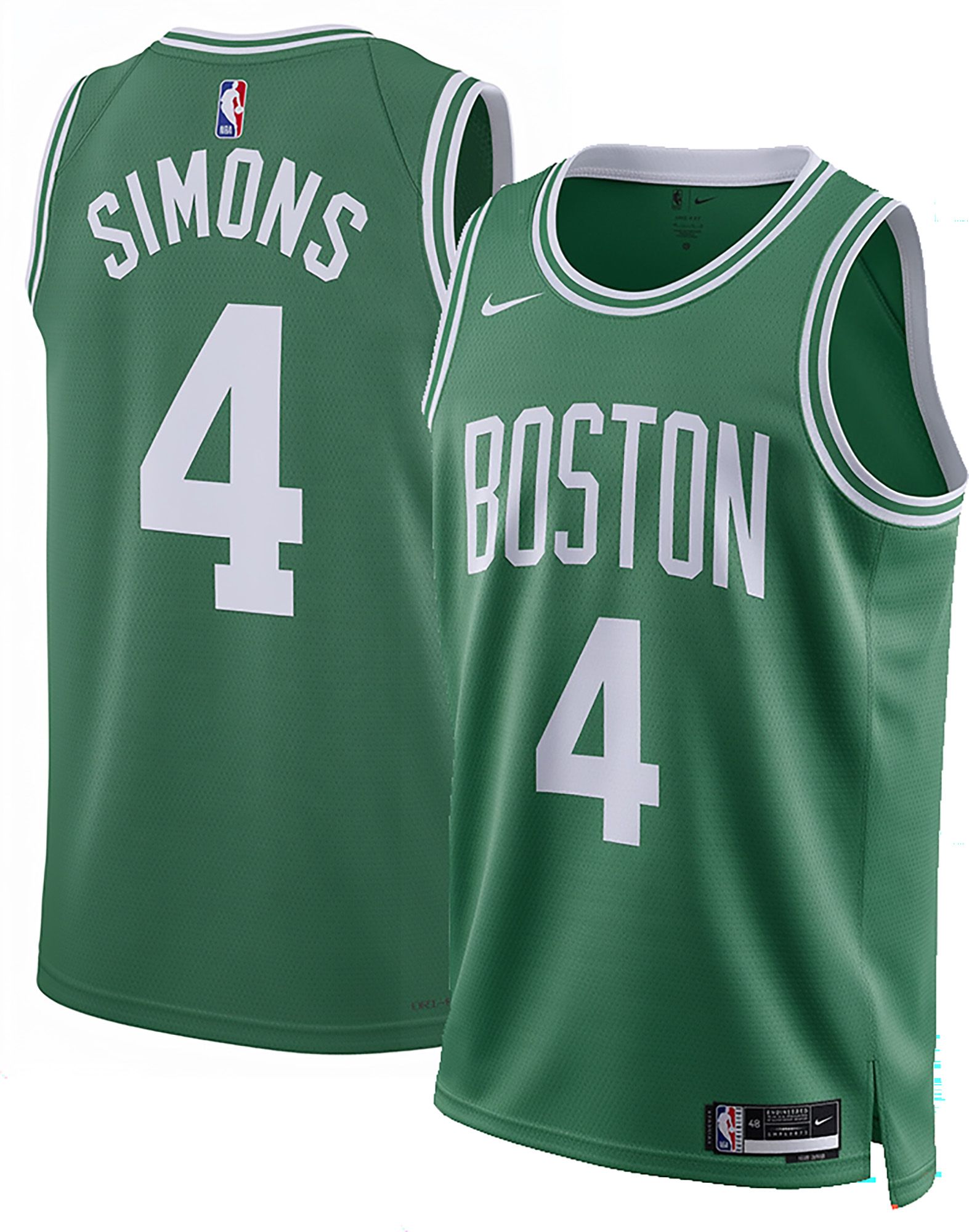 Nike Adult Boston Celtics Anfernee Simons #4 Swingman Icon Jersey product image