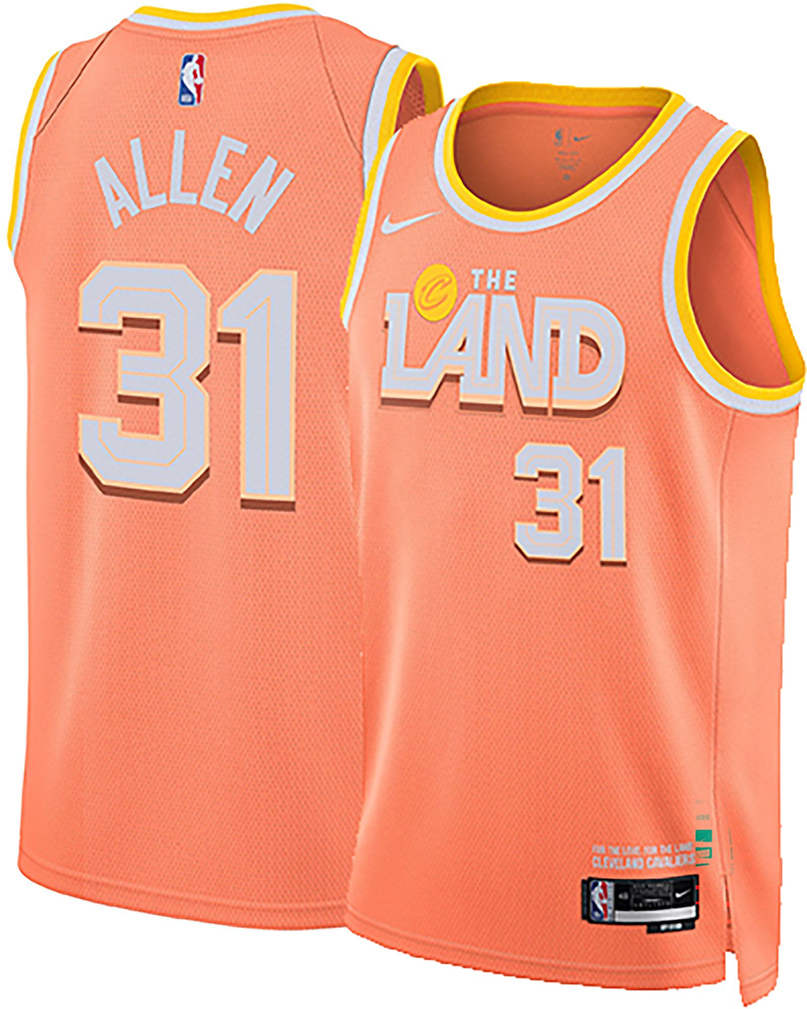 Nike Adult 2025-26 City Edition Cleveland Cavaliers Jarrett Allen #31 Swingman Jersey product image