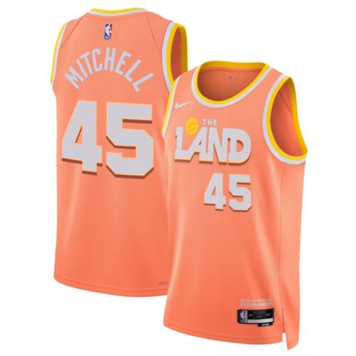 Nike Adult Cleveland Cavaliers Donovan Mitchell #45 Navy Hardwood