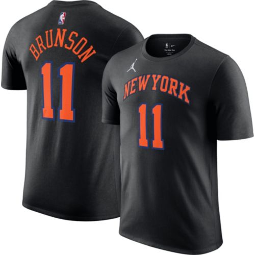 Nike Men's New York Knicks Jalen Brunson #11 Blue T-Shirt | Dick's
