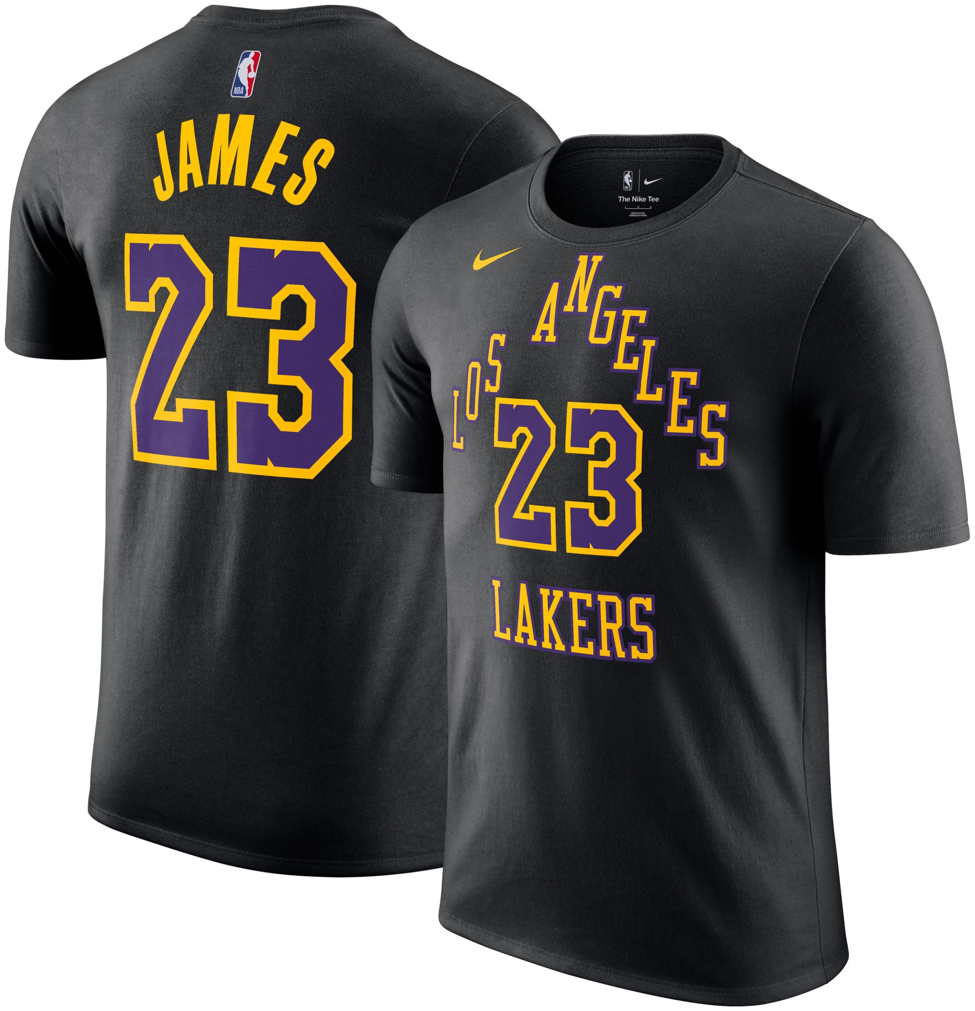 Nike Adult 2025-26 City Edition Los Angeles Lakers LeBron James #23 T-Shirt product image