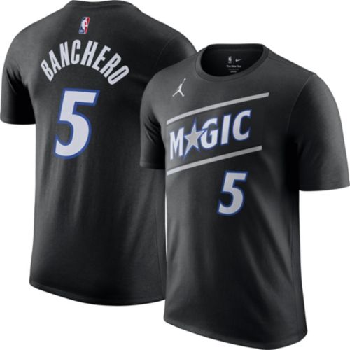 Jordan Adult Orlando Magic Jalen Suggs #4 Black Swingman Statement