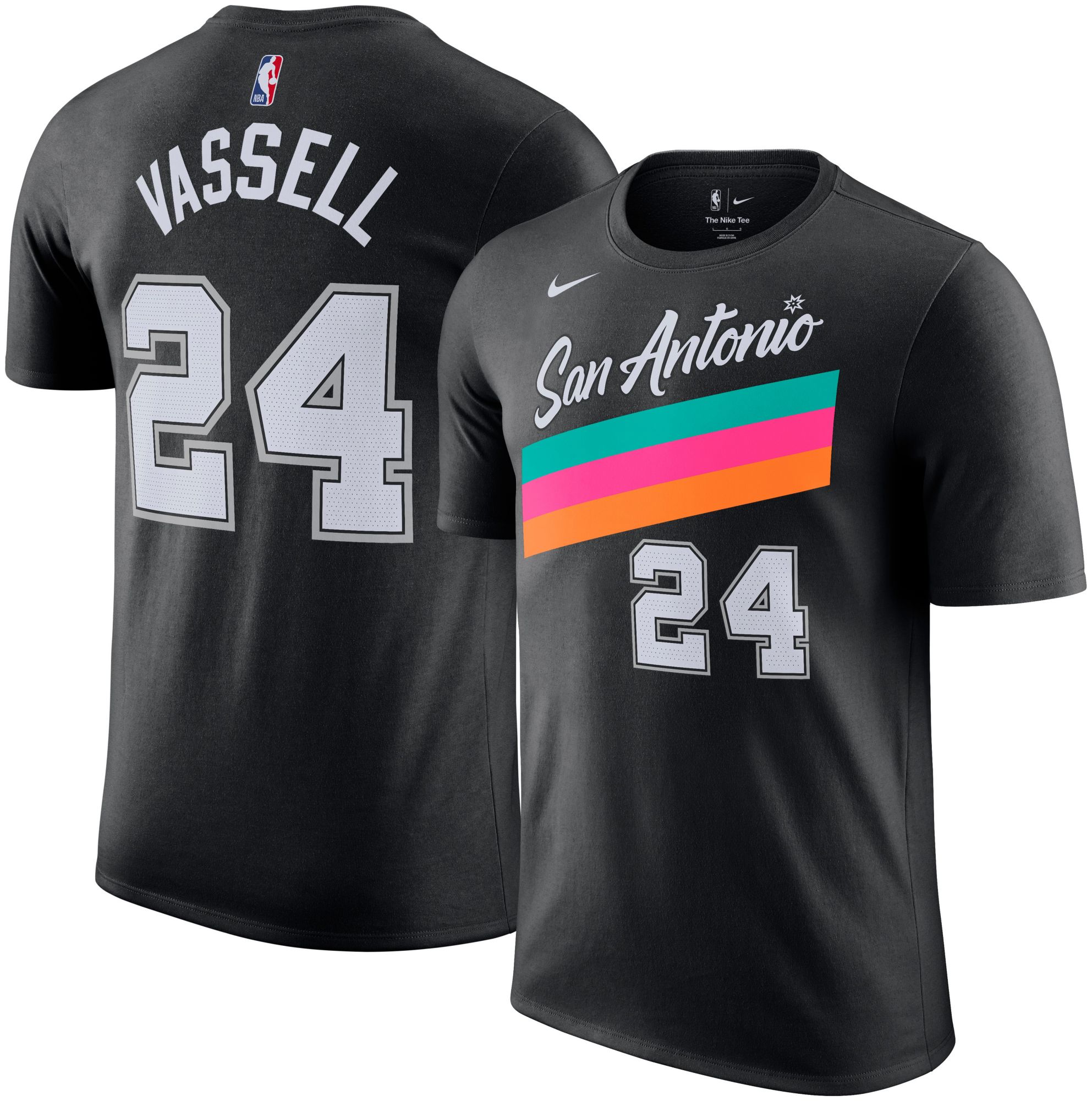 Nike Adult 2025-26 City Edition San Antonio Spurs Devin Vassell #24 T-Shirt product image