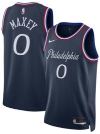 Nike Adult 2025-26 City Edition Philadelphia 76ers Tyrese Maxey #0