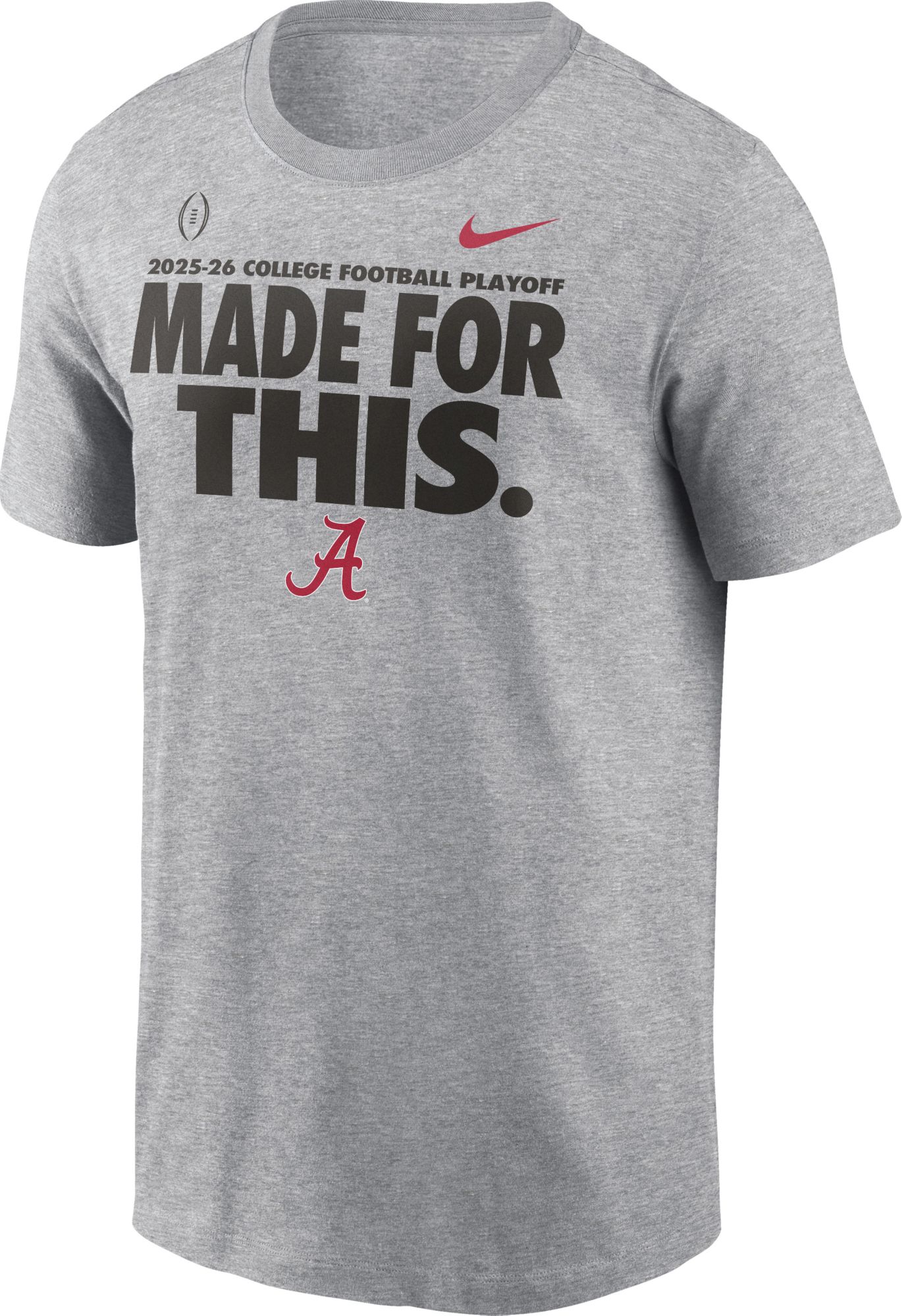 Nike Adult 2025-26 College Football Playoff Alabama Crimson Tide 'Made For This' T-Shirt product image