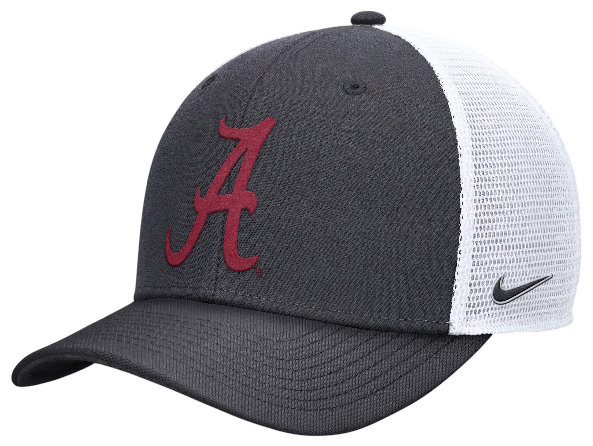 Nike Adult Alabama Crimson Tide Anthracite Rise Logo Trucker Hat product image