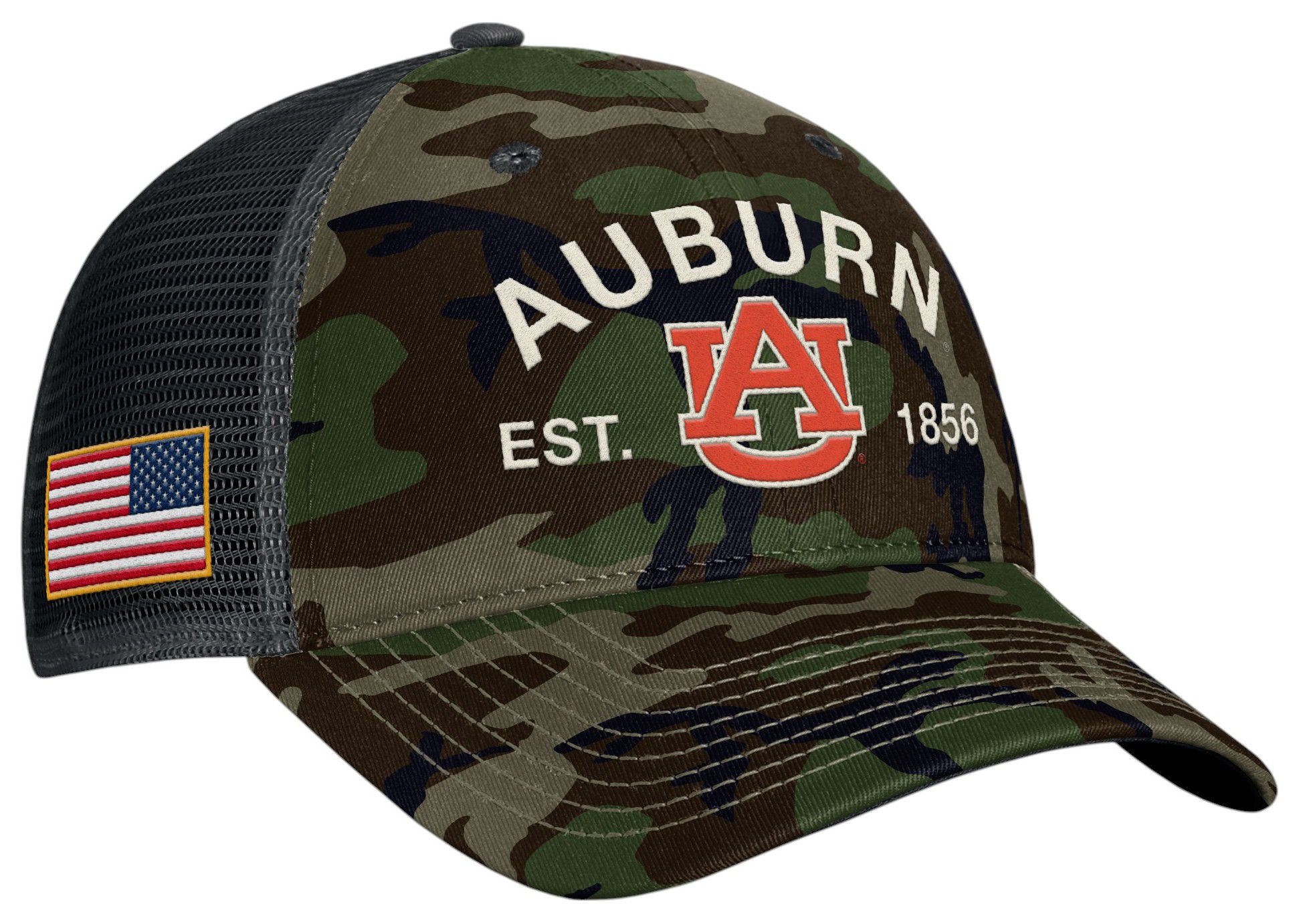 Nike Adult Auburn Tigers Medium Olive 2025 Military Appreciation Trucker Hat product image
