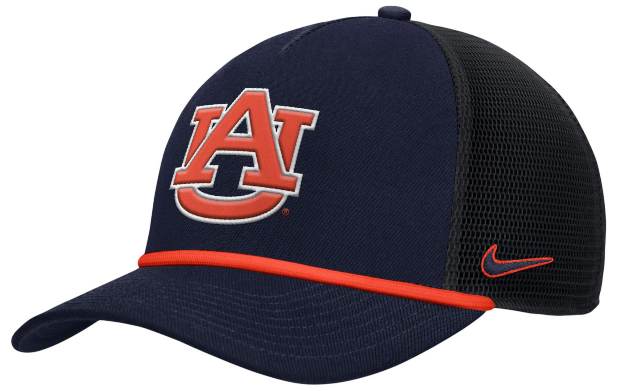 Nike Adult Auburn Tigers Rope College Navy Trucker Hat product image
