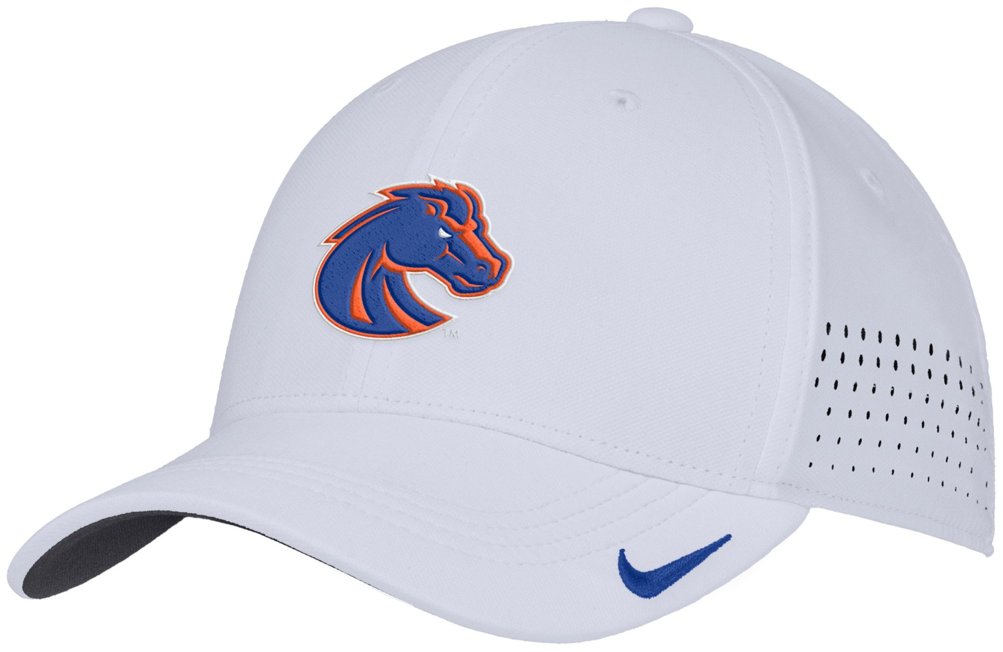 Nike Adult Boise State Broncos White Aero Fitted Hat product image