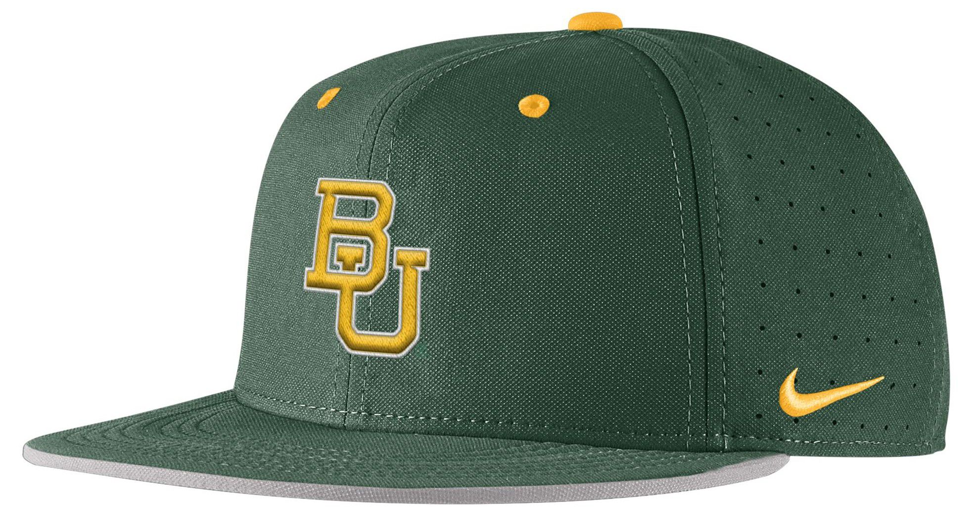 Nike Adult Baylor Bears Green Aero Fitted Hat product image