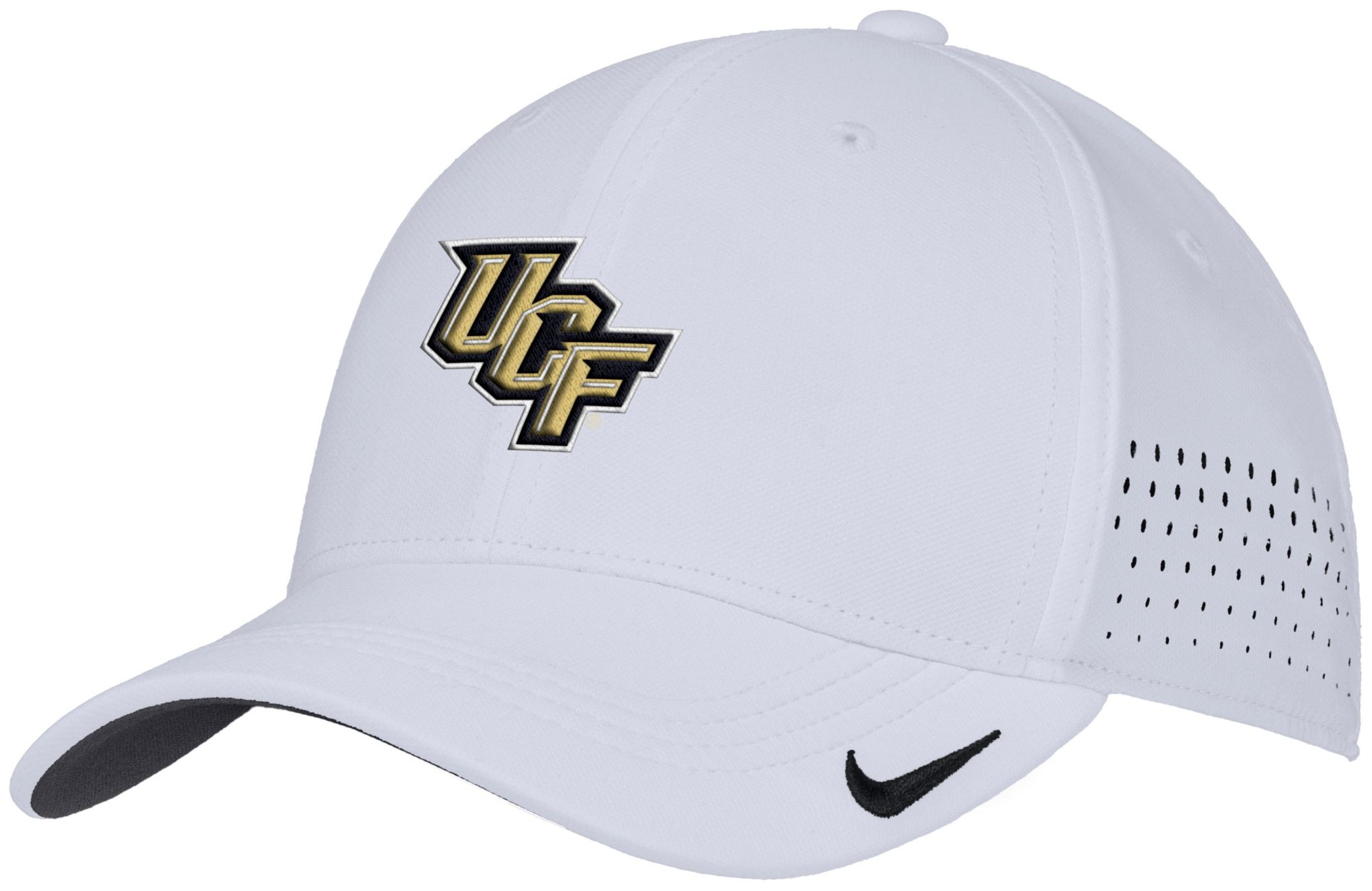 Nike Adult UCF Knights White Aero Fitted Hat product image