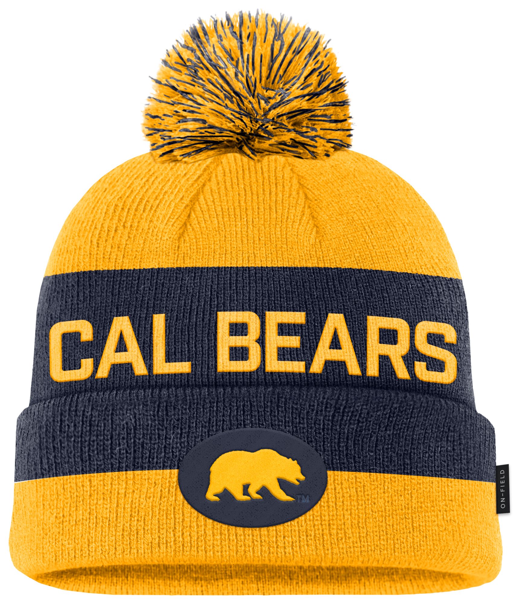 Nike Adult Cal Golden Bears Gold Peak Gameday Sideline Knit Beanie product image