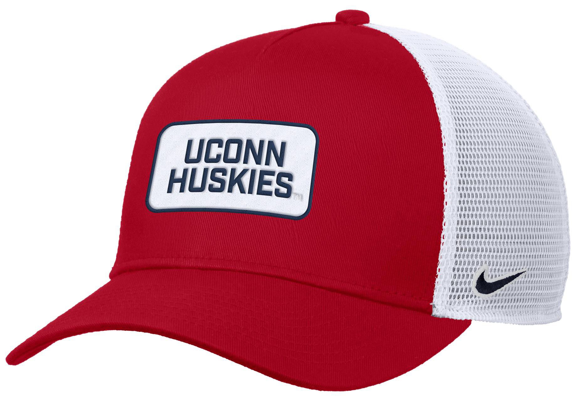 Nike Adult UConn Huskies Red Rise Twill Patch Trucker Hat product image