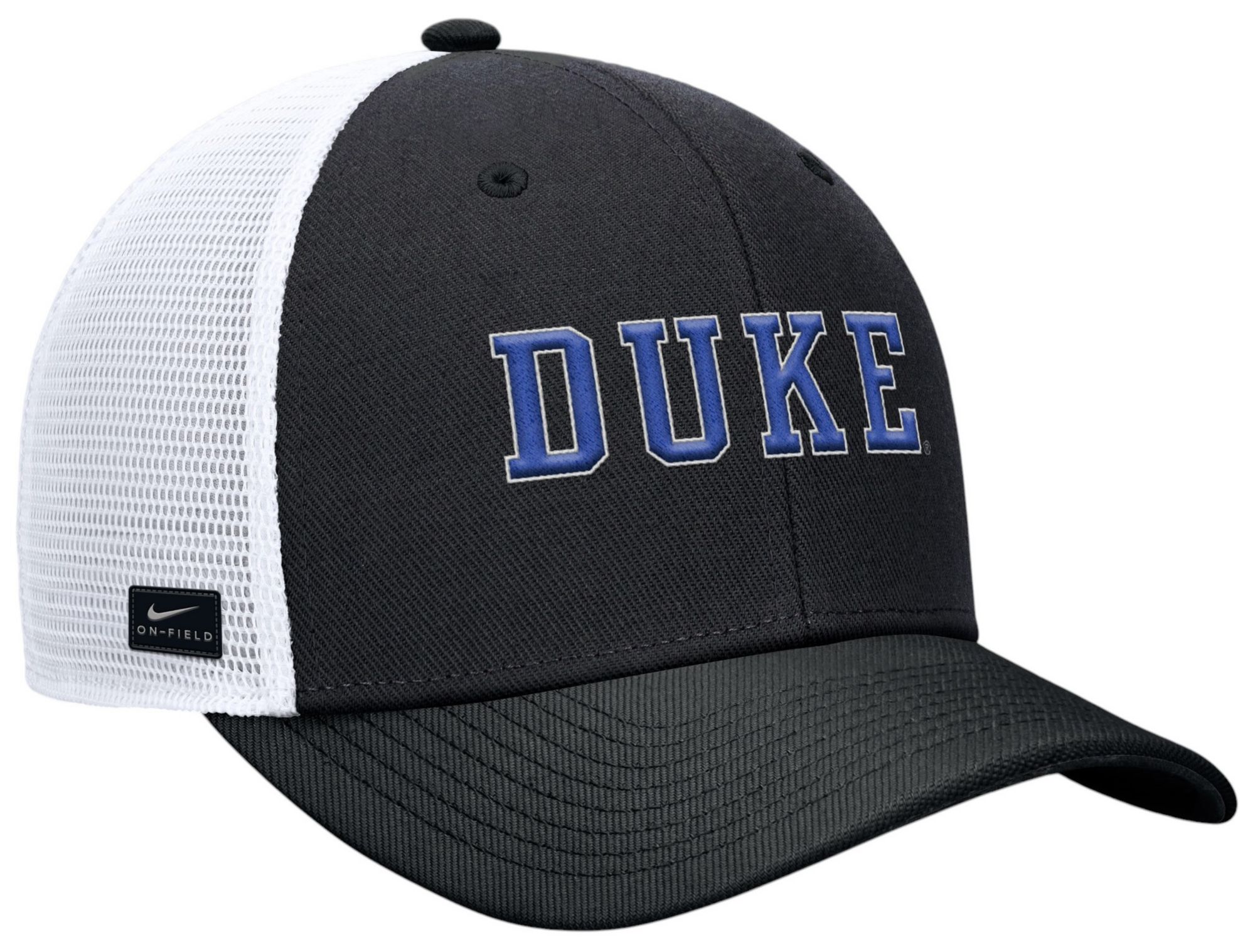 Nike Adult Duke Blue Devils Black Rise Gameday Trucker Adjustable Hat product image