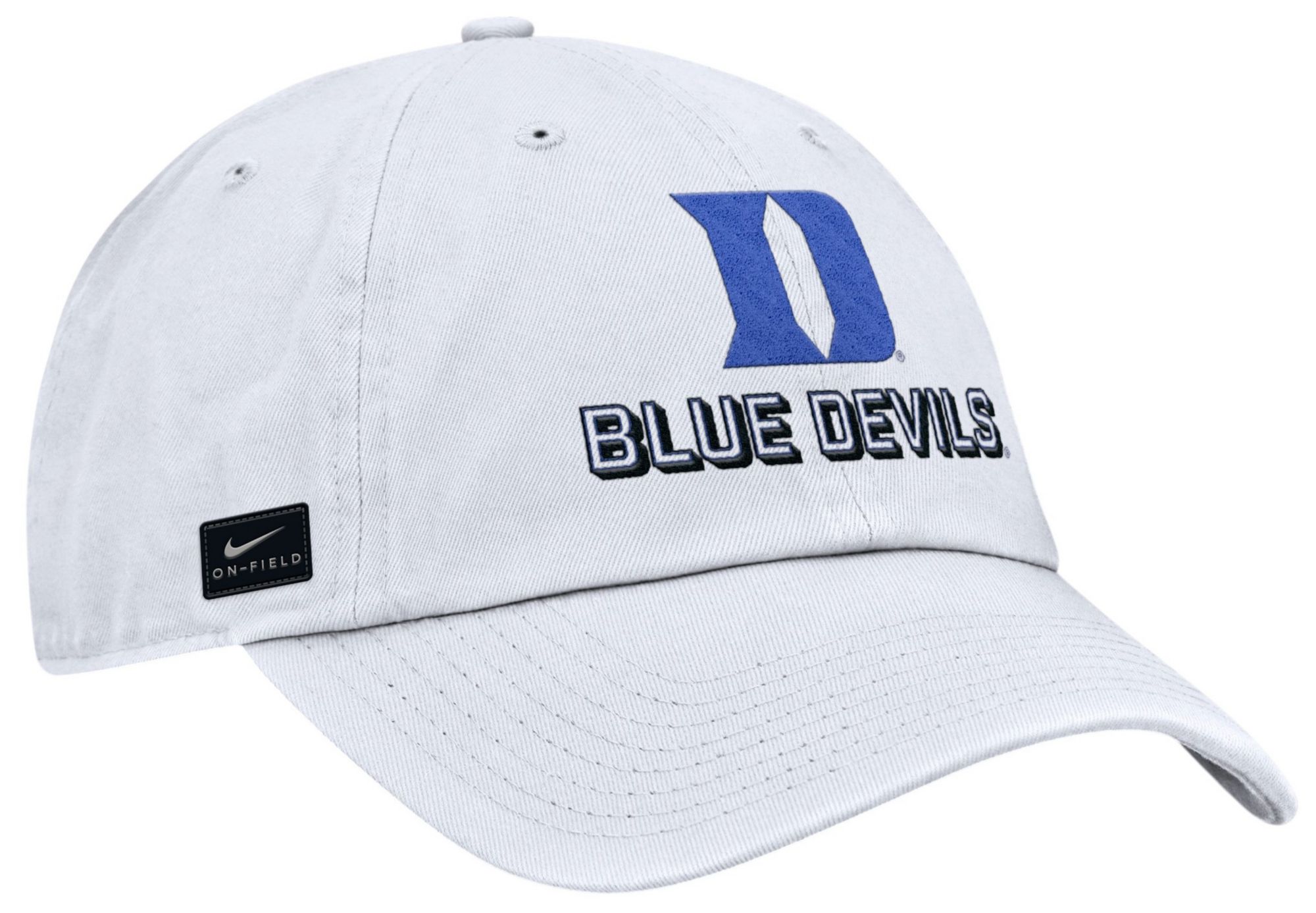 Nike Adult Duke Blue Devils White Game Day Club Adjustable Hat product image