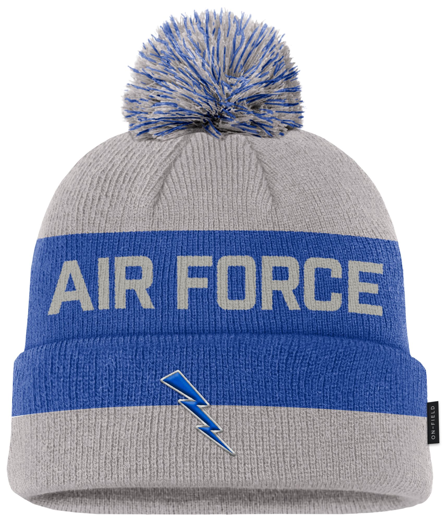 Nike Adult Air Force Falcons Grey Peak Gameday Sideline Knit Beanie product image
