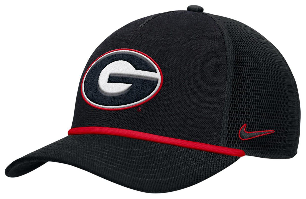 Nike Adult Georgia Bulldogs Black Rope Adjustable Trucker Hat product image