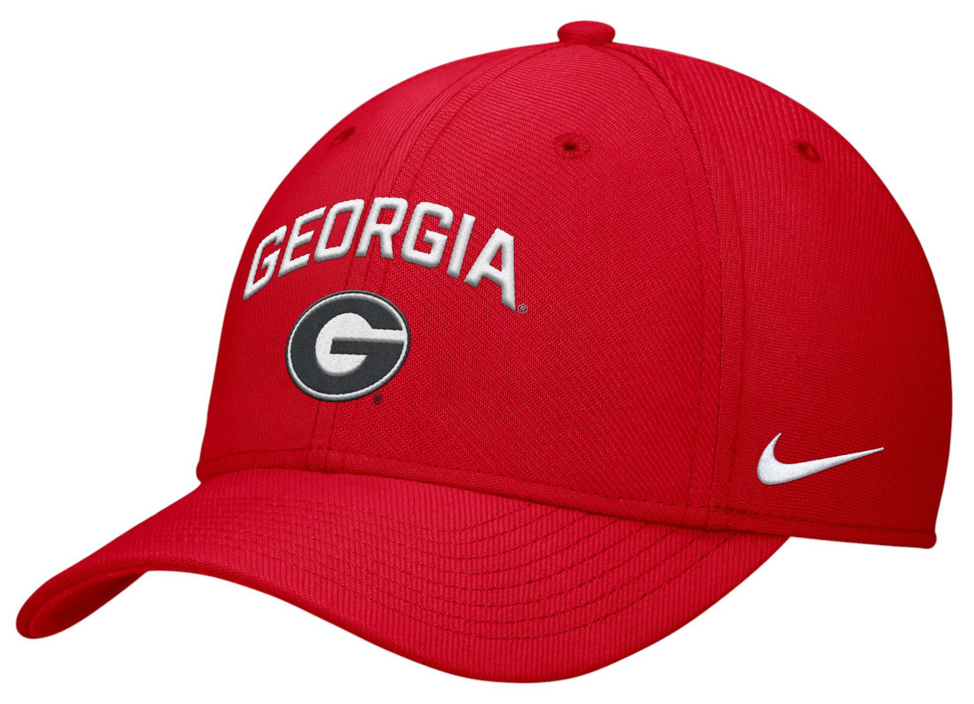 Nike Adult Georgia Bulldogs University Red Rise Swooshflex Gameday Hat product image