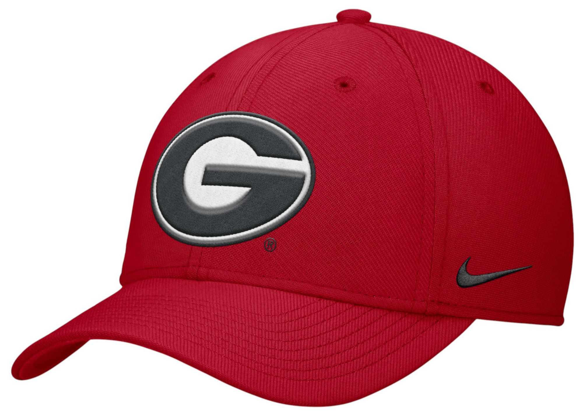 Nike Adult Georgia Bulldogs University Red Swooshflex Hat product image