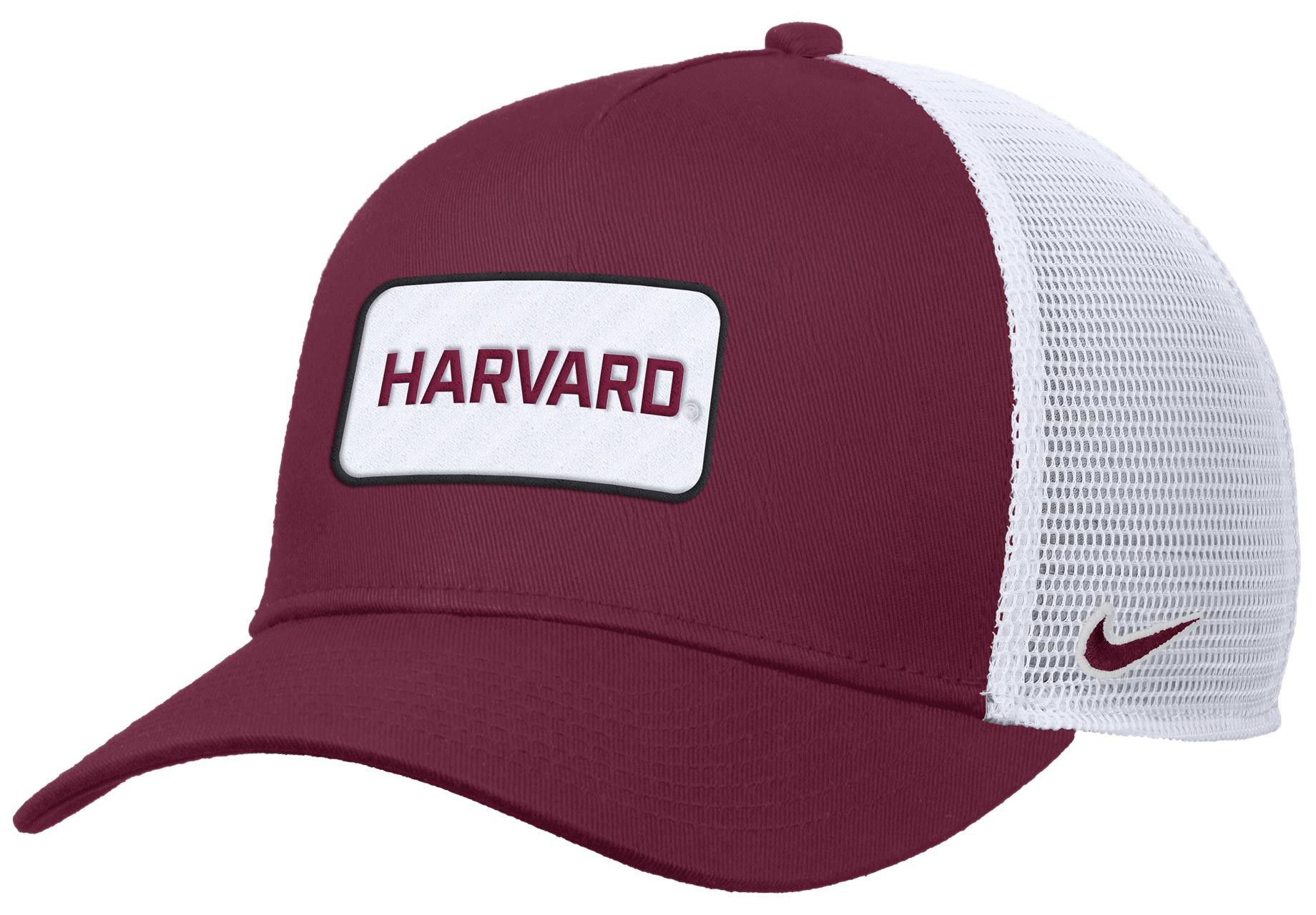Nike Adult Harvard Crimson Maroon Rise Twill Patch Trucker Hat product image