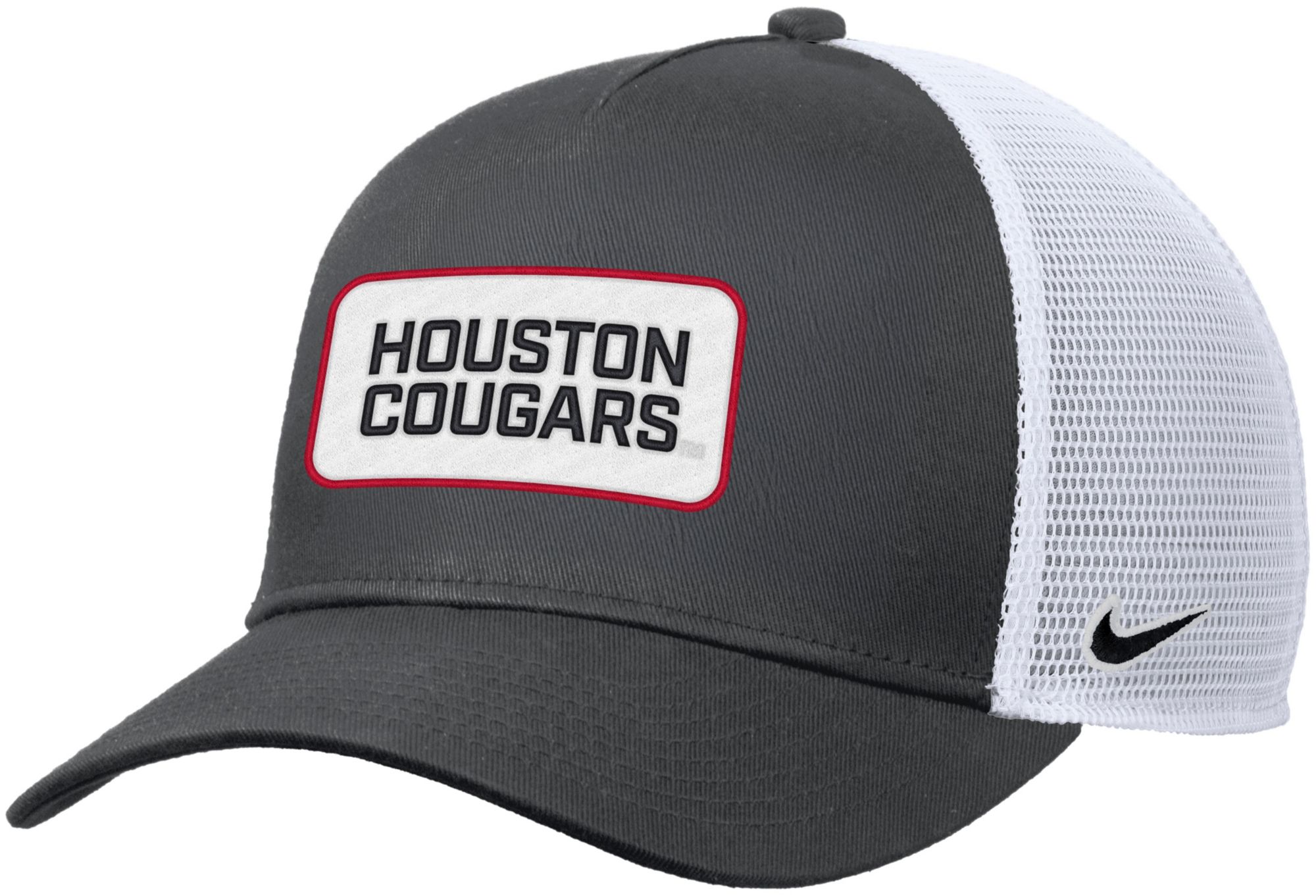 Nike Adult Houston Cougars Black Rise Twill Patch Trucker Hat product image