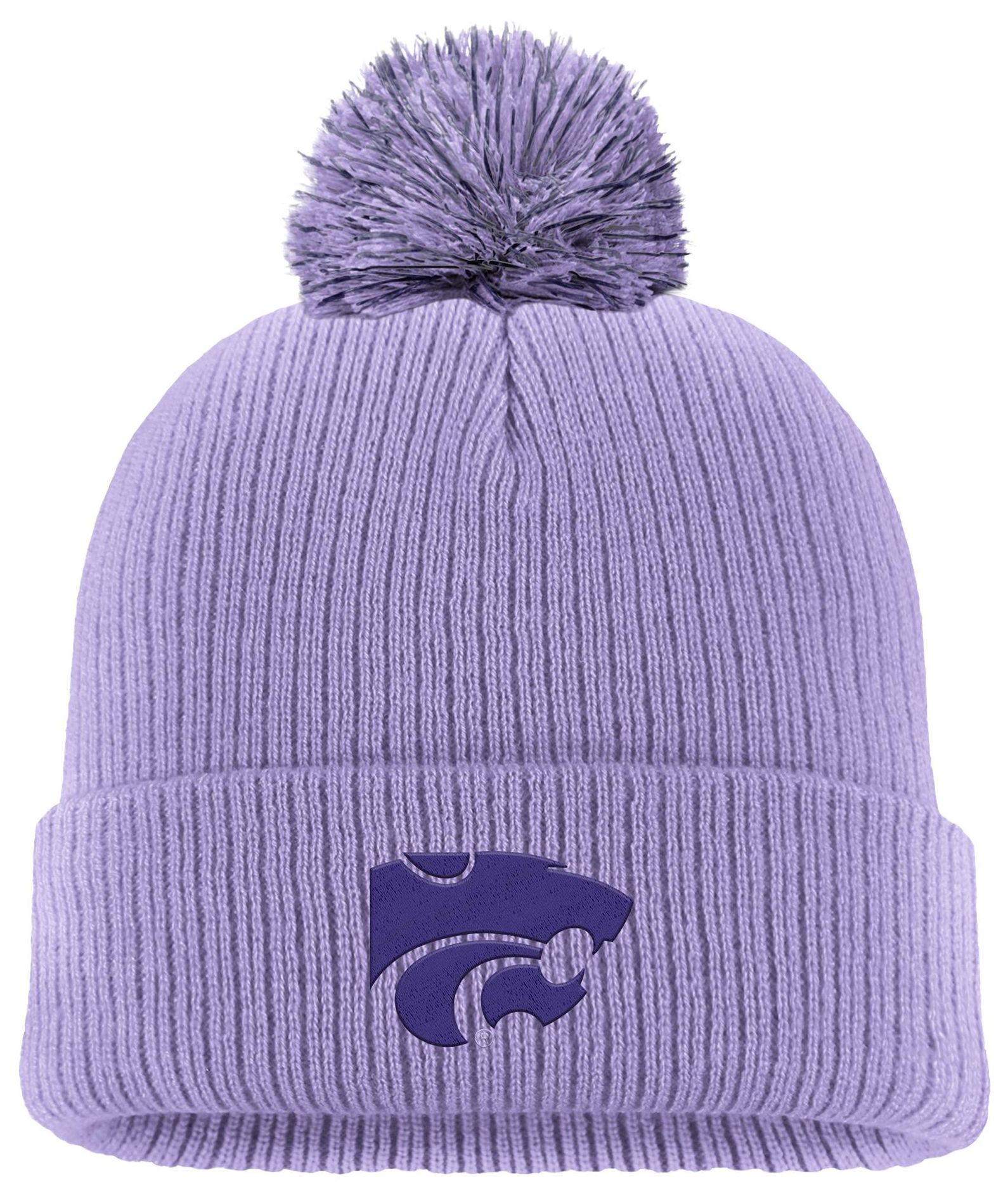 Nike Adult Kansas State Wildcats Urban Lilac Peak Campus Sideline Knit Beanie product image