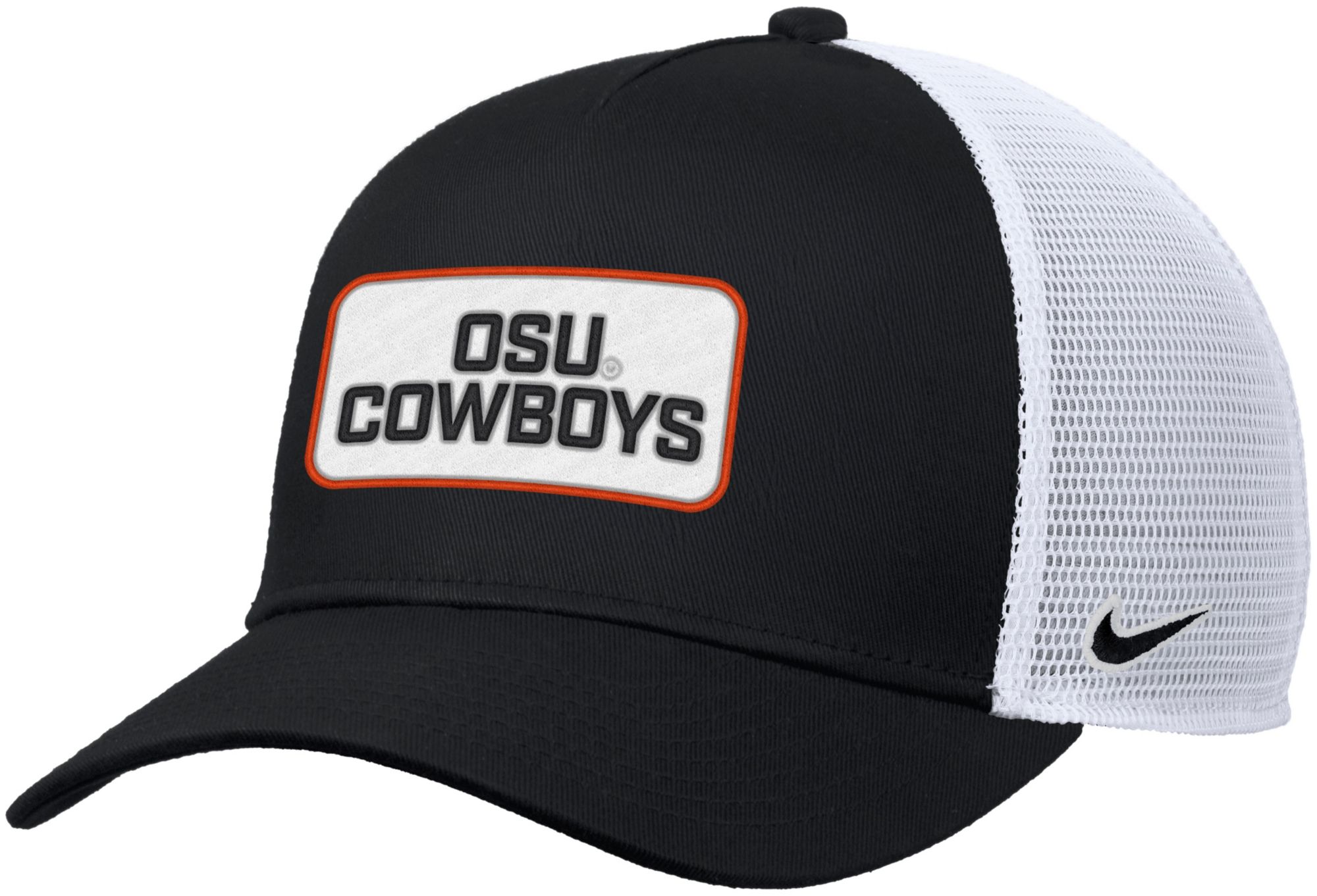 Nike Adult Oklahoma State Cowboys Black Gameday Adjustable Trucker Hat product image