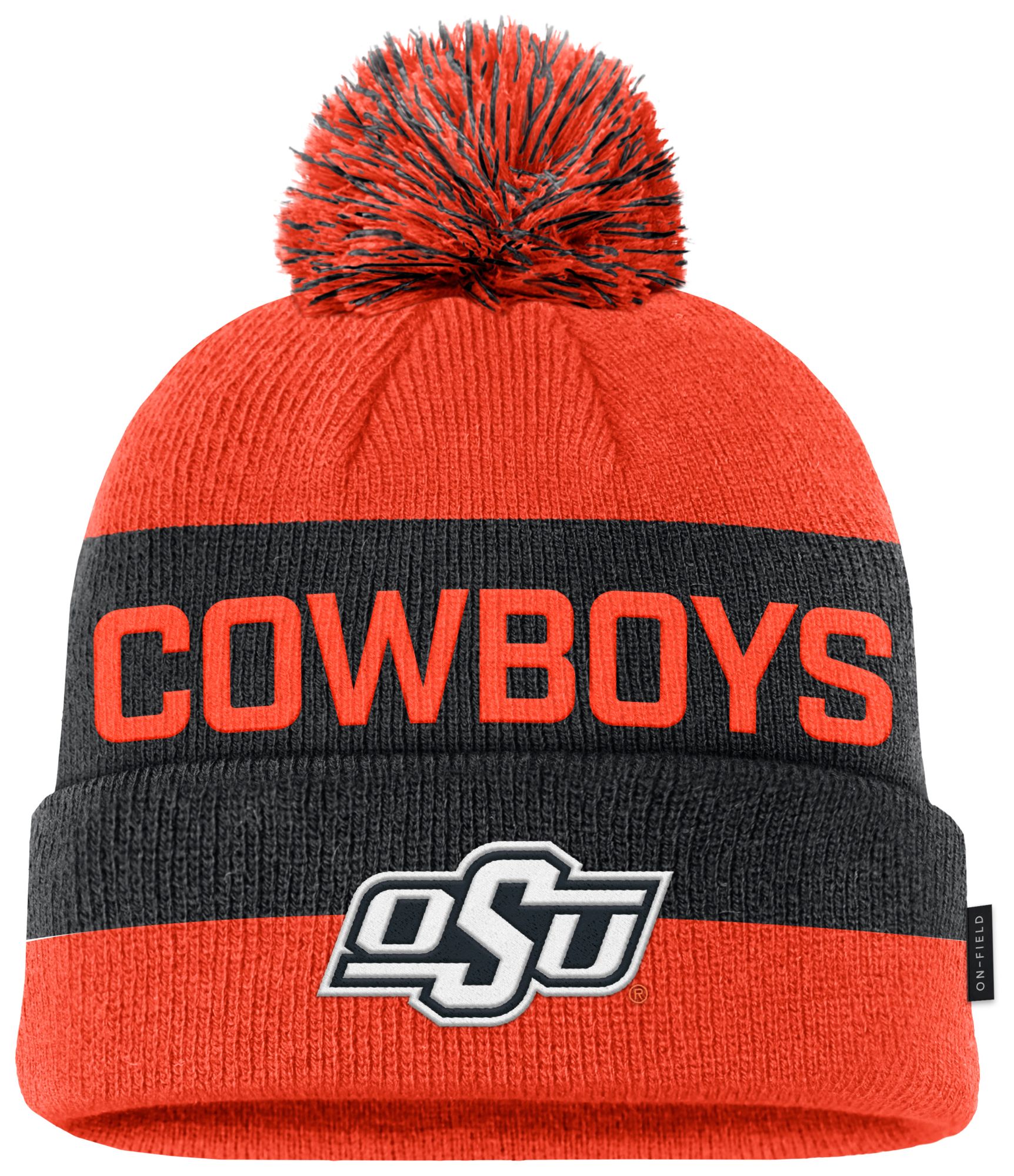 Nike Adult Oklahoma State Cowboys Orange Peak Gameday Sideline Knit Beanie product image
