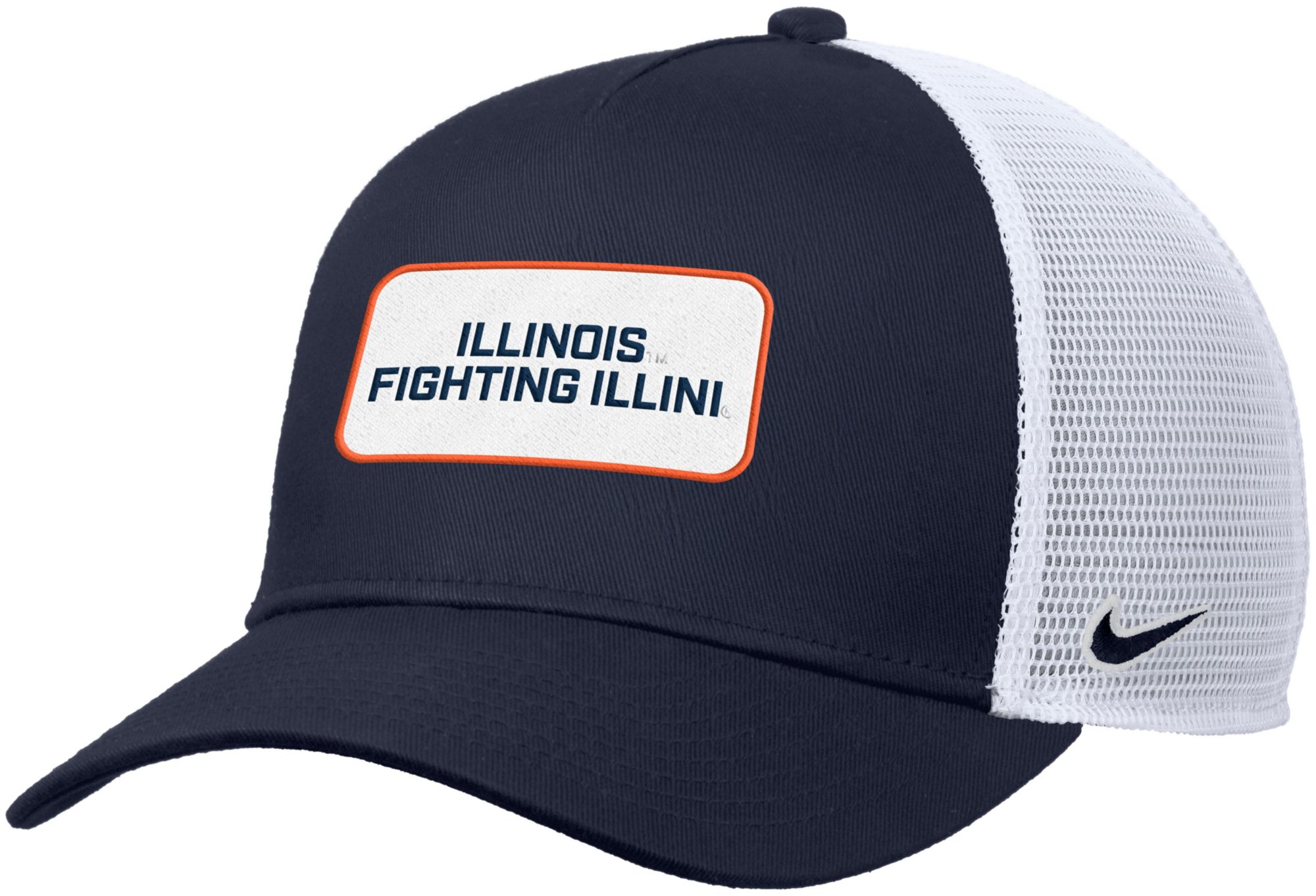 Nike Adult Illinois Fighting Illini Navy Gameday Adjustable Trucker Hat product image