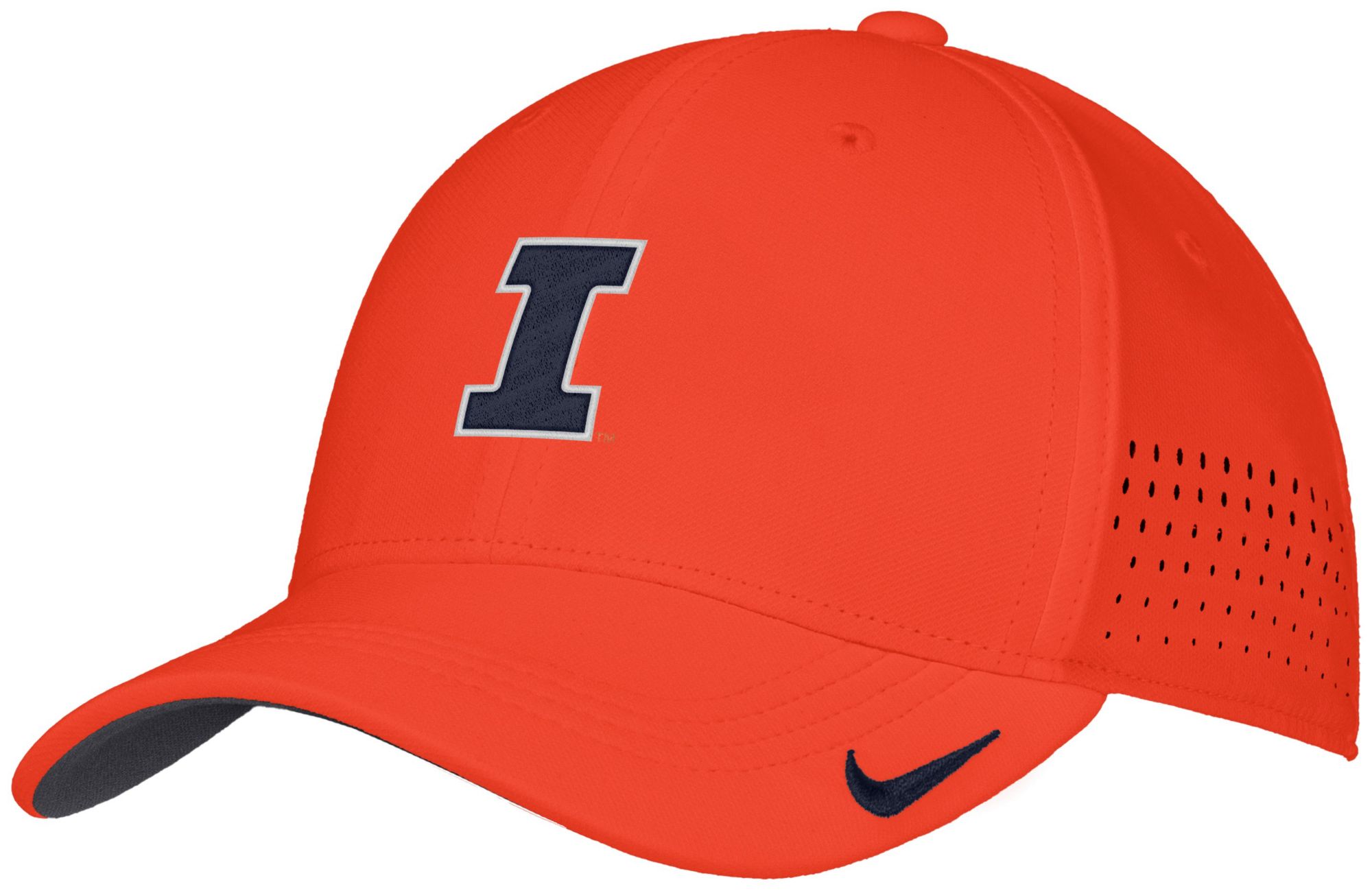 Nike Adult Illinois Fighting Illini Orange Aero Fitted Hat product image
