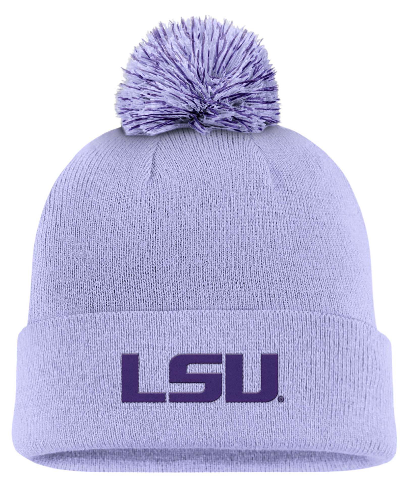 Nike Adult LSU Tigers Purple Pulse Peak Campus Sideline Knit Beanie product image