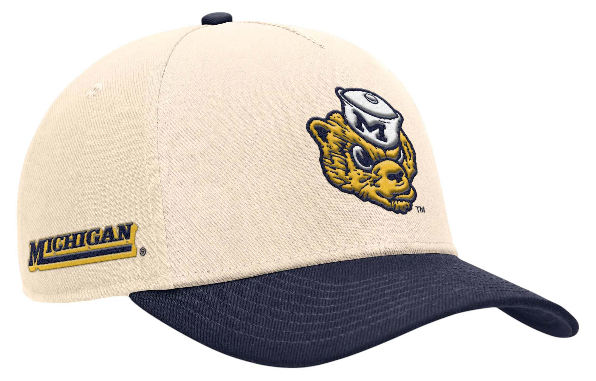 Nike Adult Michigan Wolverines Natural Rise Academic 2-Tone Adjustable Hat product image
