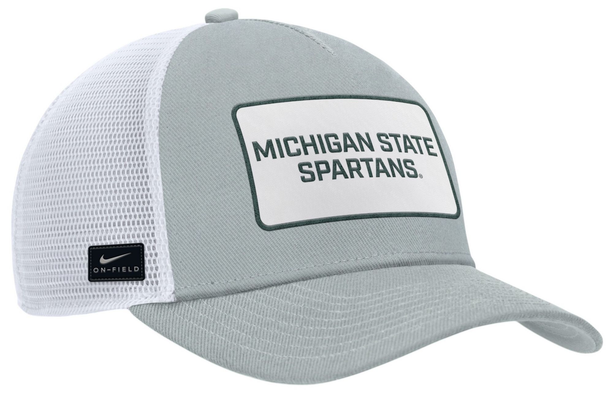 Nike Adult Michigan State Spartans Silver Gameday Adjustable Trucker Hat product image