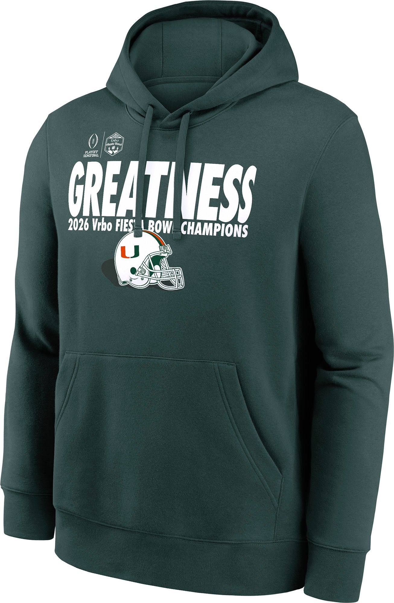 NCAA Adult 2026 Fiesta Bowl Champions Miami Hurricanes Hoodie product image