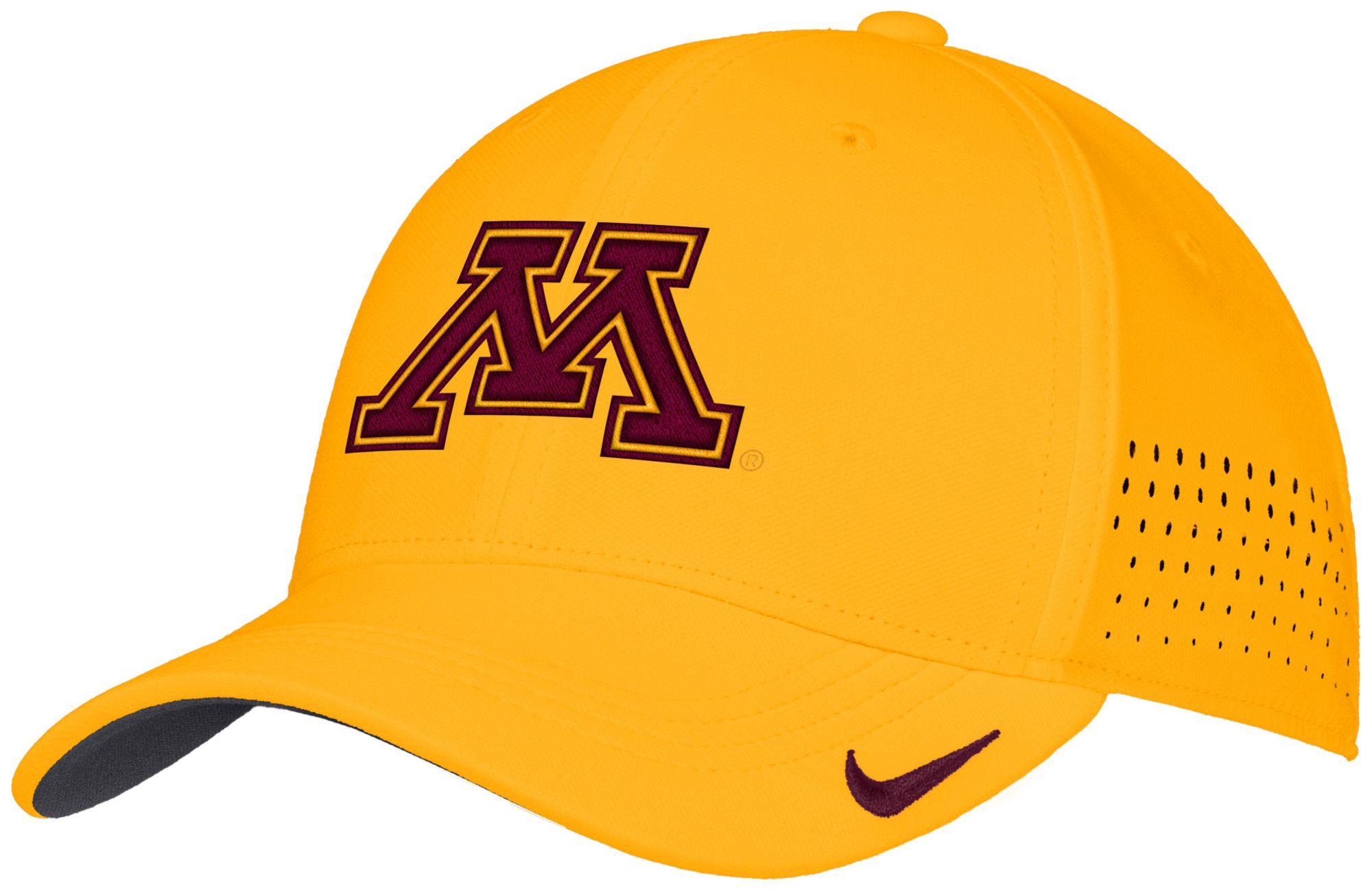 Nike Adult Minnesota Golden Gophers Gold Aero Fitted Hat product image
