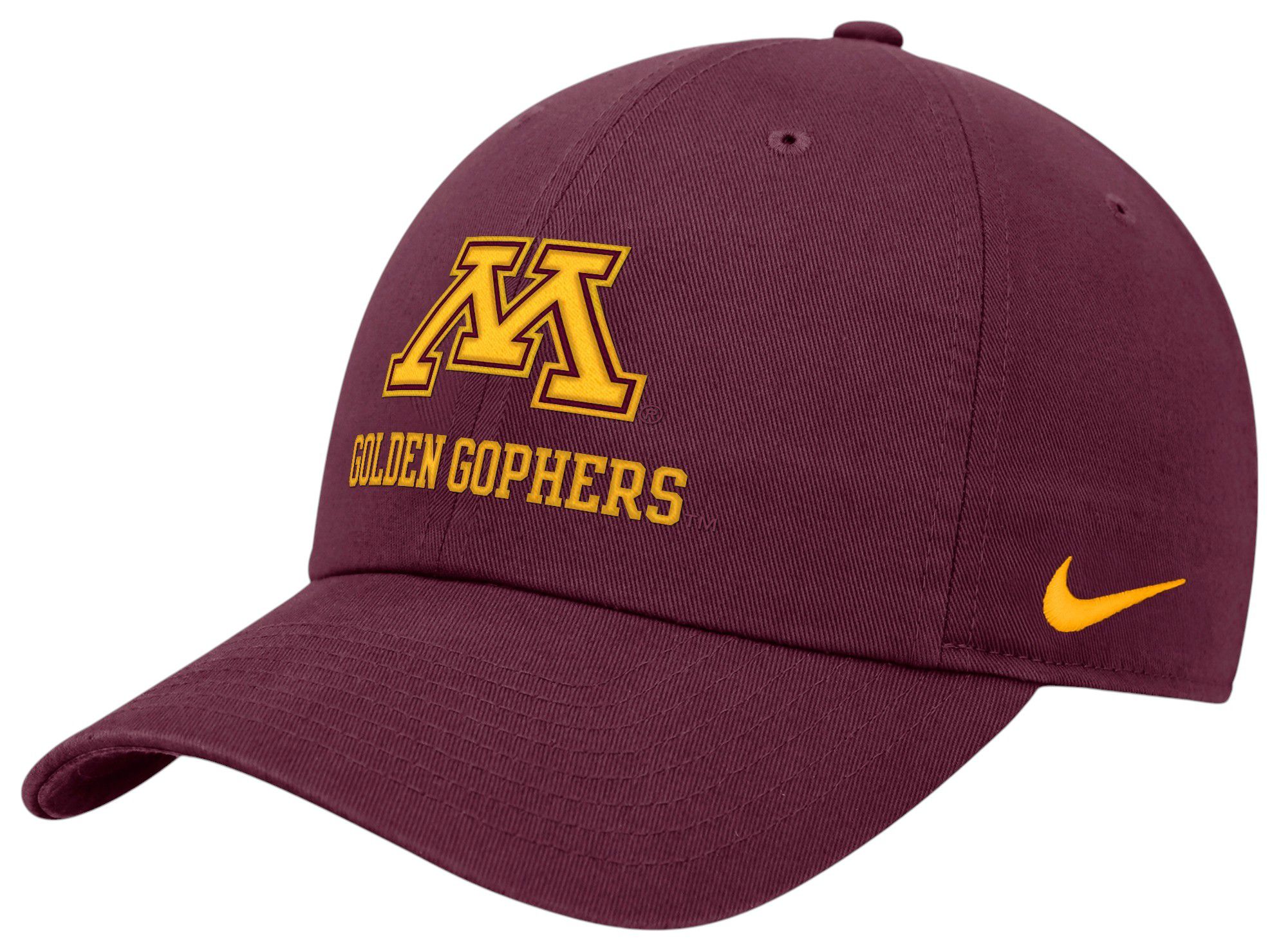 Nike Adult Minnesota Golden Gophers Maroon Club Gameday Adjustable Hat product image