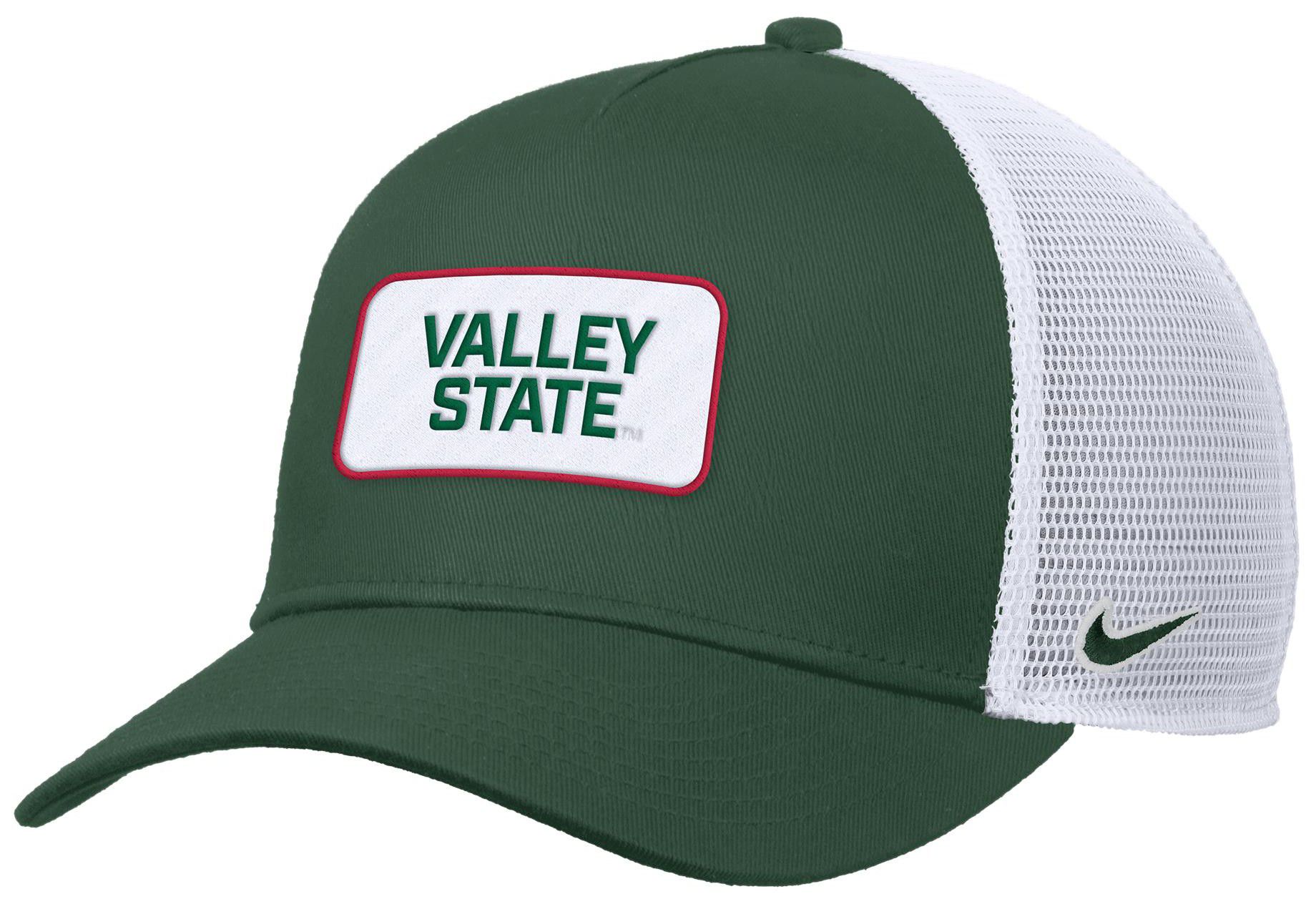 Nike Adult Mississippi Valley State Delta Devils Green Rise Twill Patch Trucker Hat product image