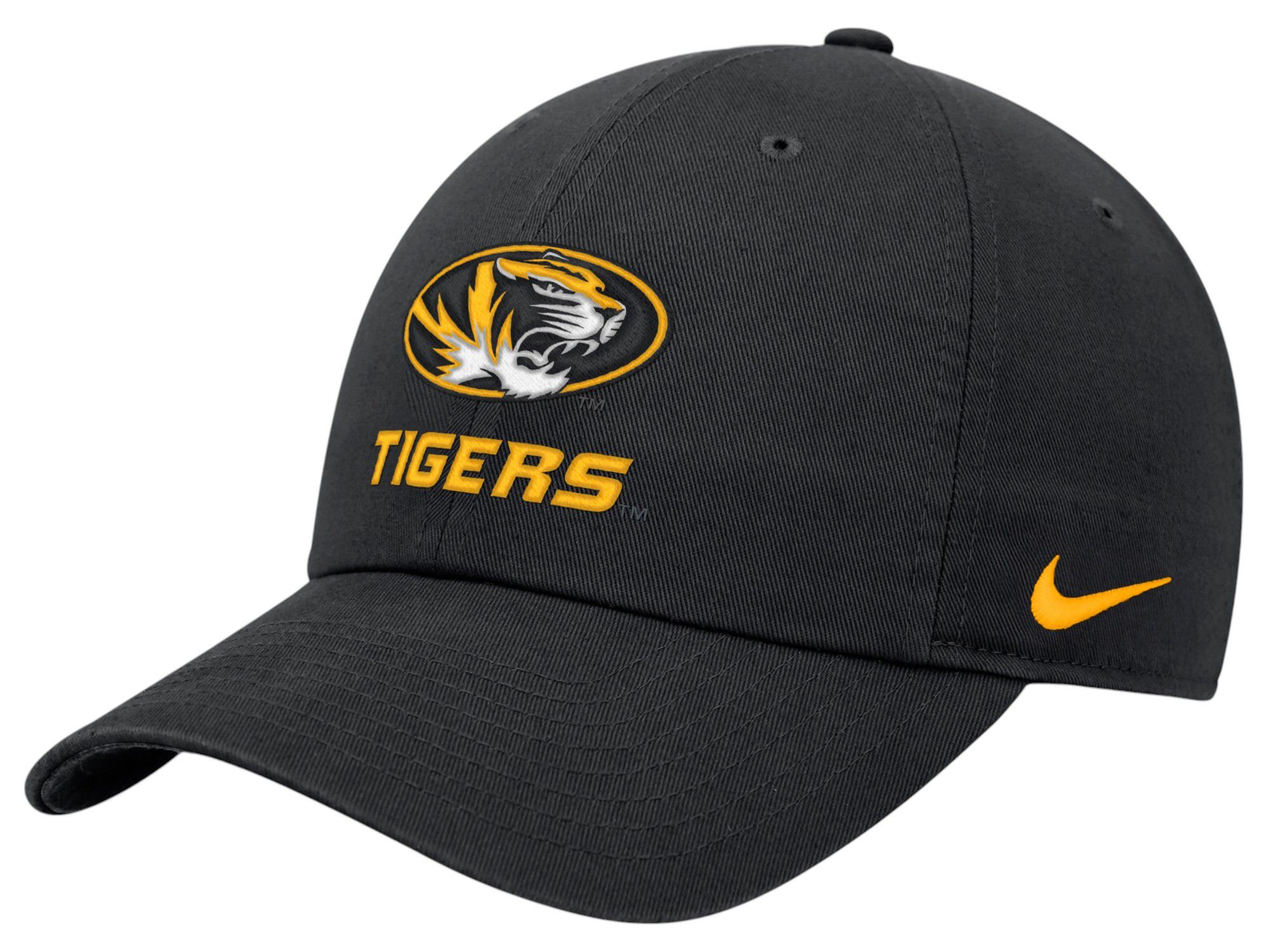 Nike Adult Missouri Tigers Black Club Gameday Adjustable Hat product image