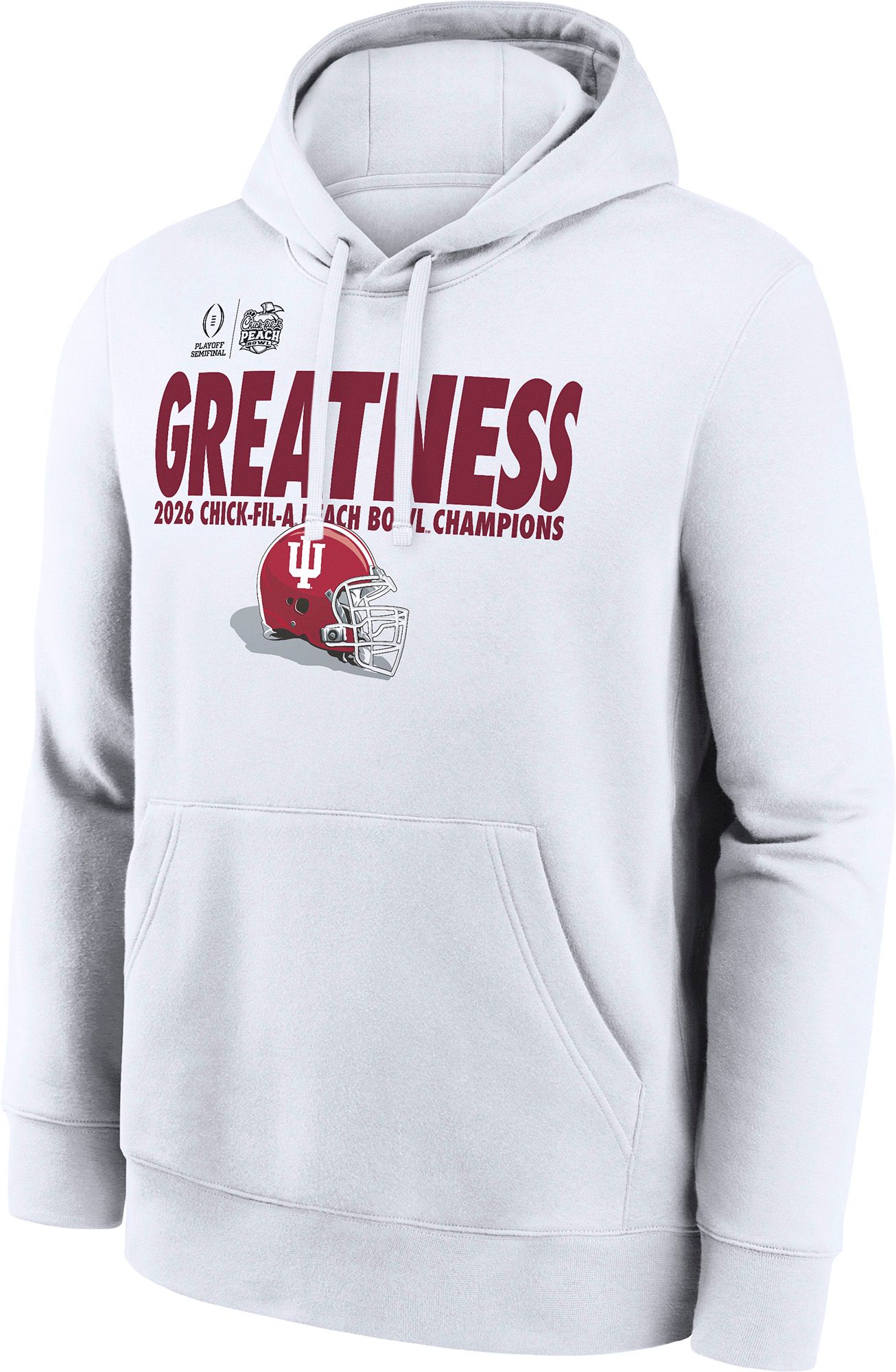 NCAA Adult 2026 Peach Bowl Champions Indiana Hoosiers Hoodie product image