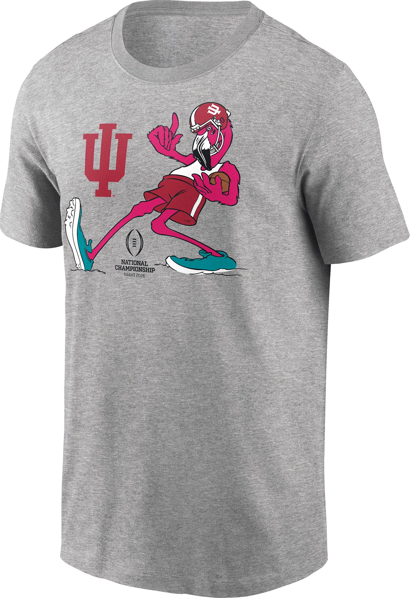 NCAA Adult 2026 National Championship Bound Indiana Hoosiers Flamingo T-Shirt product image