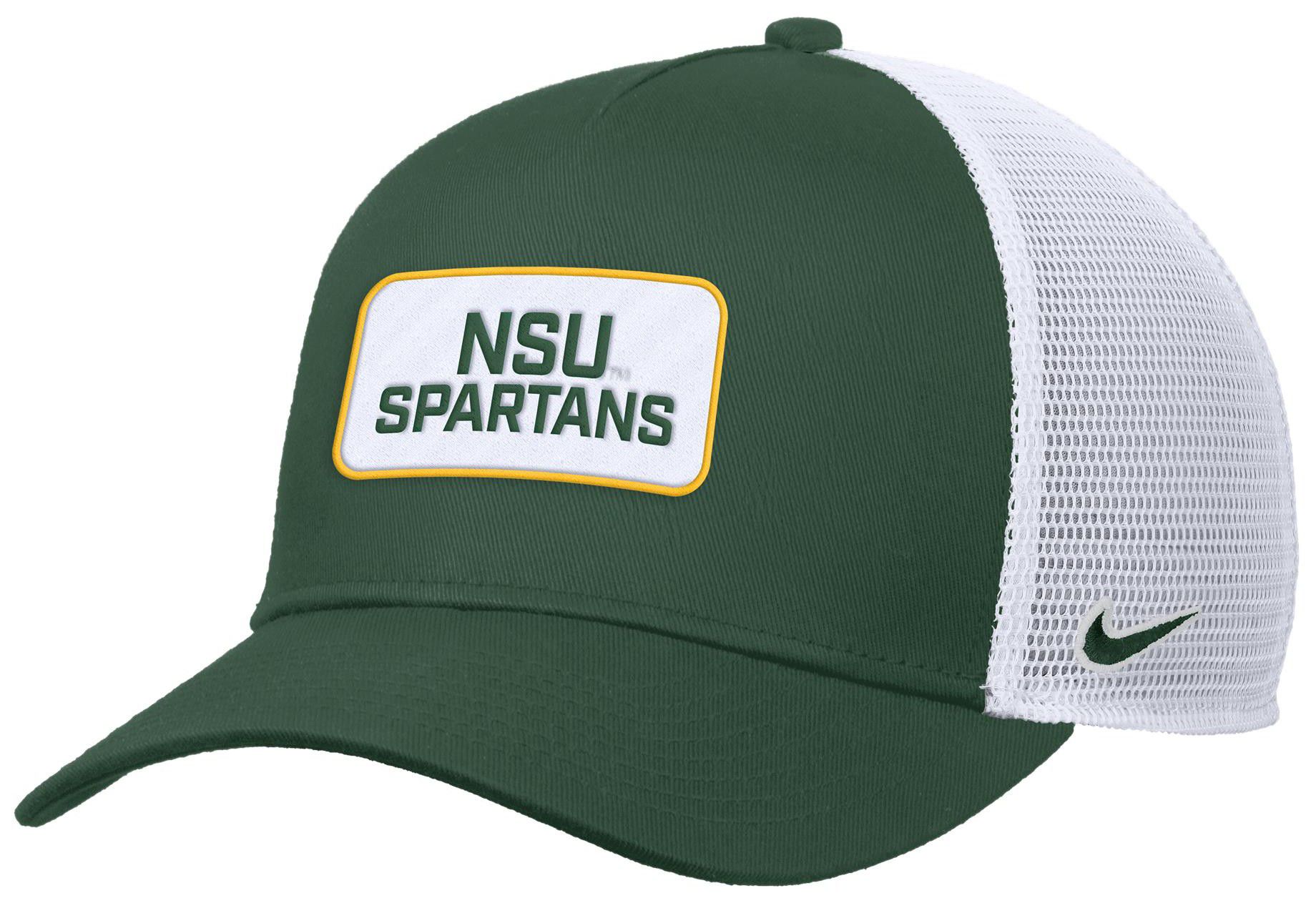Nike Adult Norfolk State Spartans Green Rise Twill Patch Trucker Hat product image