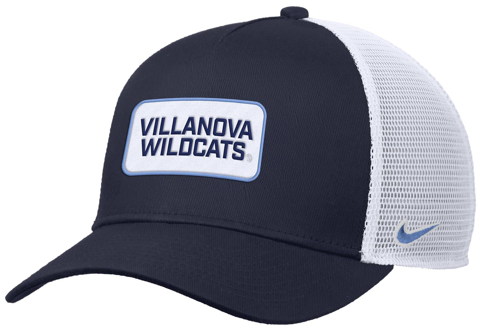 Nike Adult Villanova Wildcats Navy Rise Twill Patch Trucker Hat product image