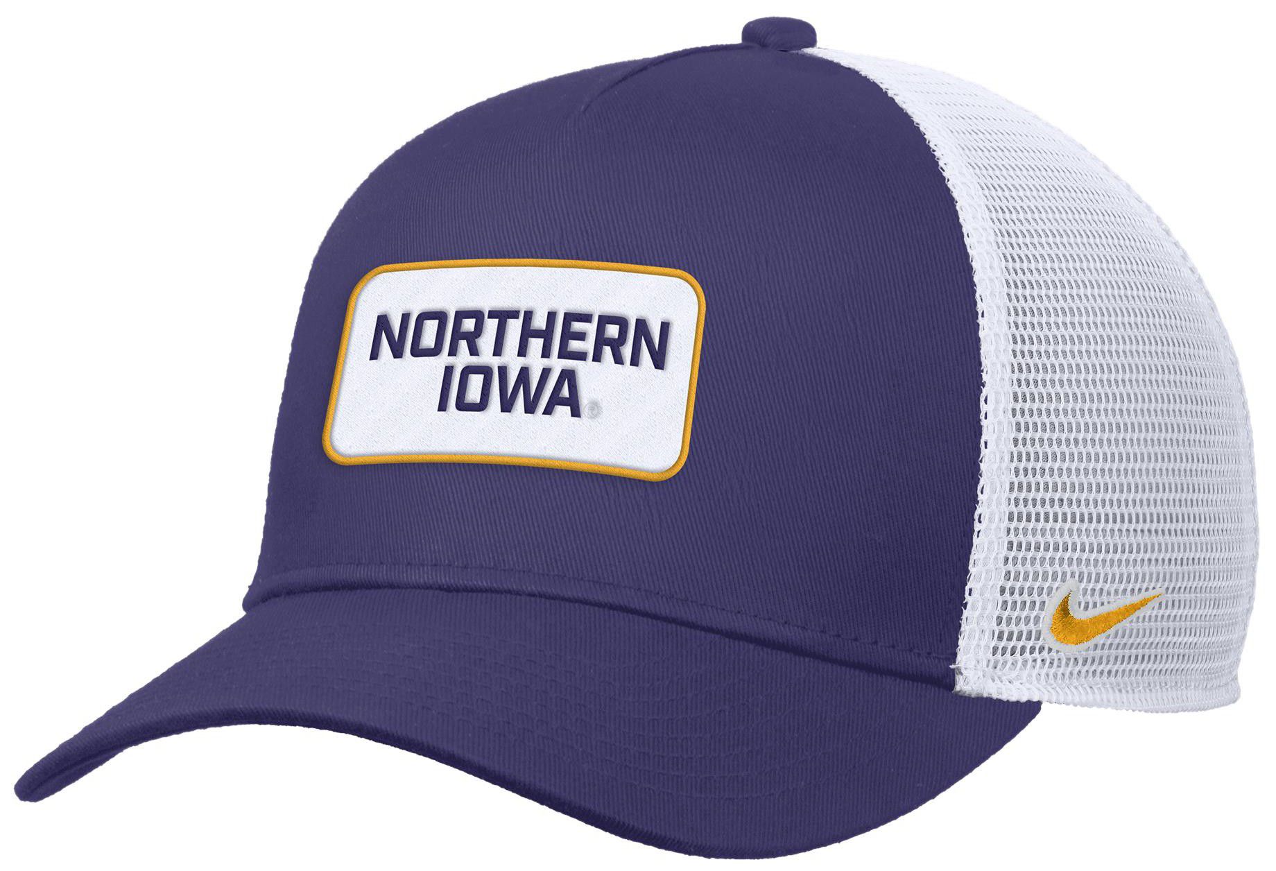 Nike Adult Northern Iowa Panthers  Purple Rise Twill Patch Trucker Hat product image